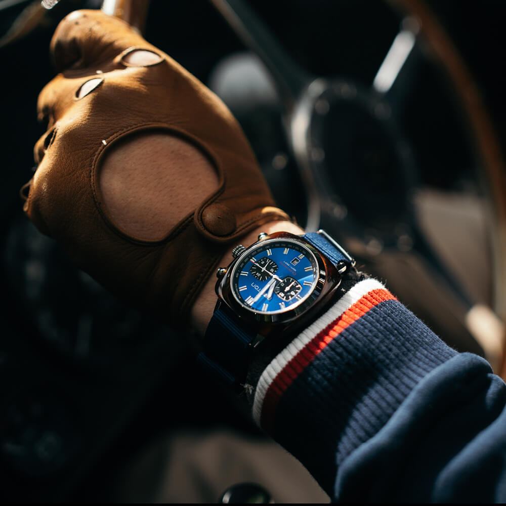briston-clubmaster-sport-montre-chronographe-quartz-42-mm-bleu-marine image 2