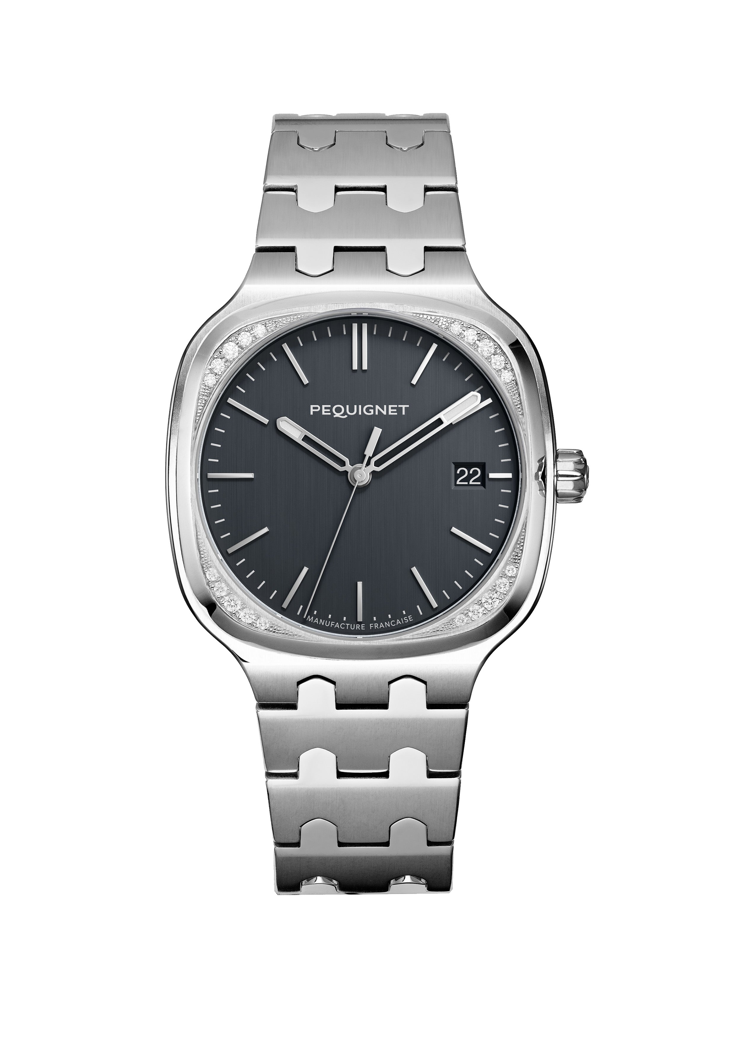 pequignet-concorde-gris-anthracite-20-diamants-montre-calibre-initial image 1