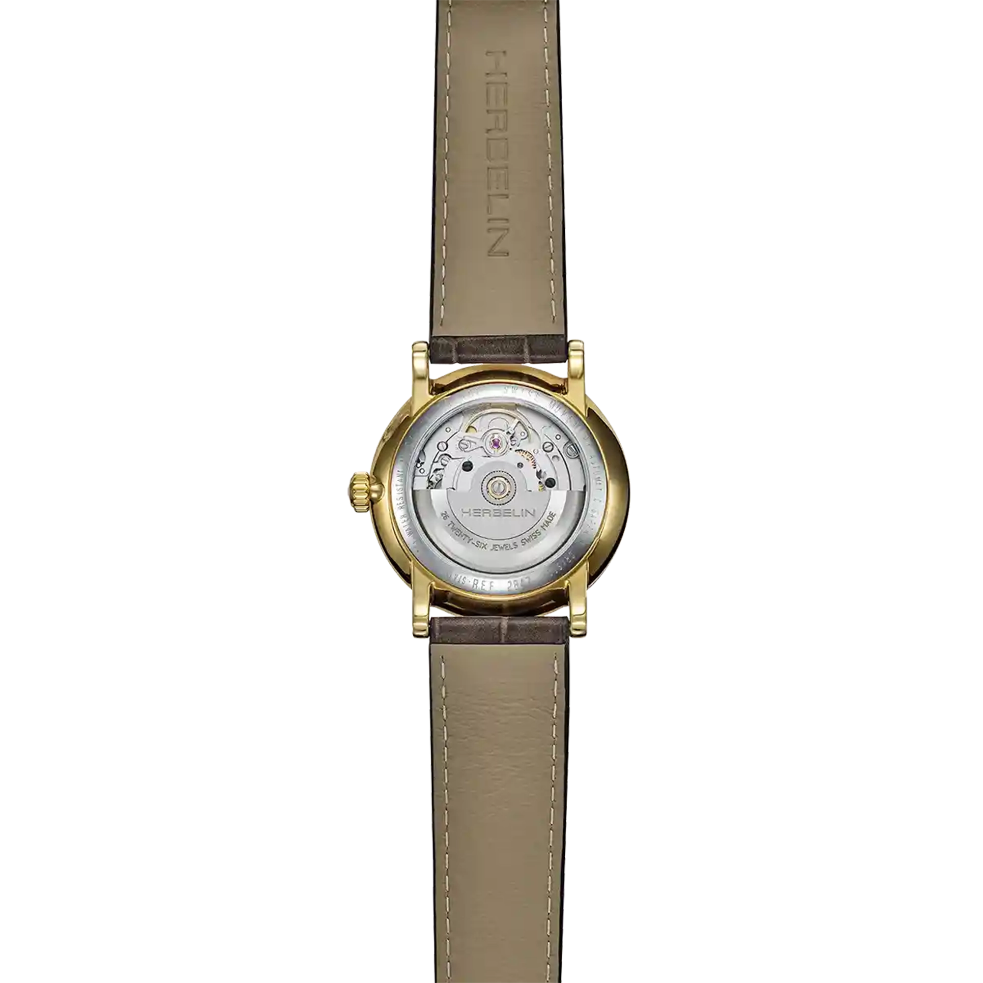 herbelin-inspiration-automatique-phase-de-lune-38-mm-acier-bicolore-pvd-or-et-cu image 4