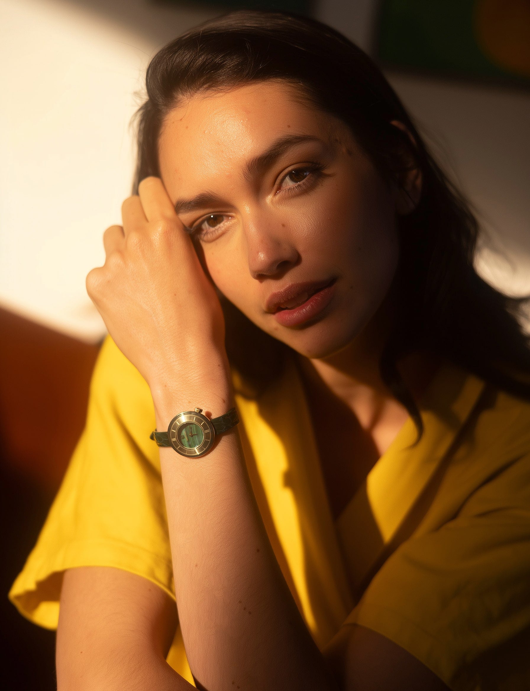 march-la-b-lady-volante-malachite-30-mm-montre-femme-cadran-vert image 1