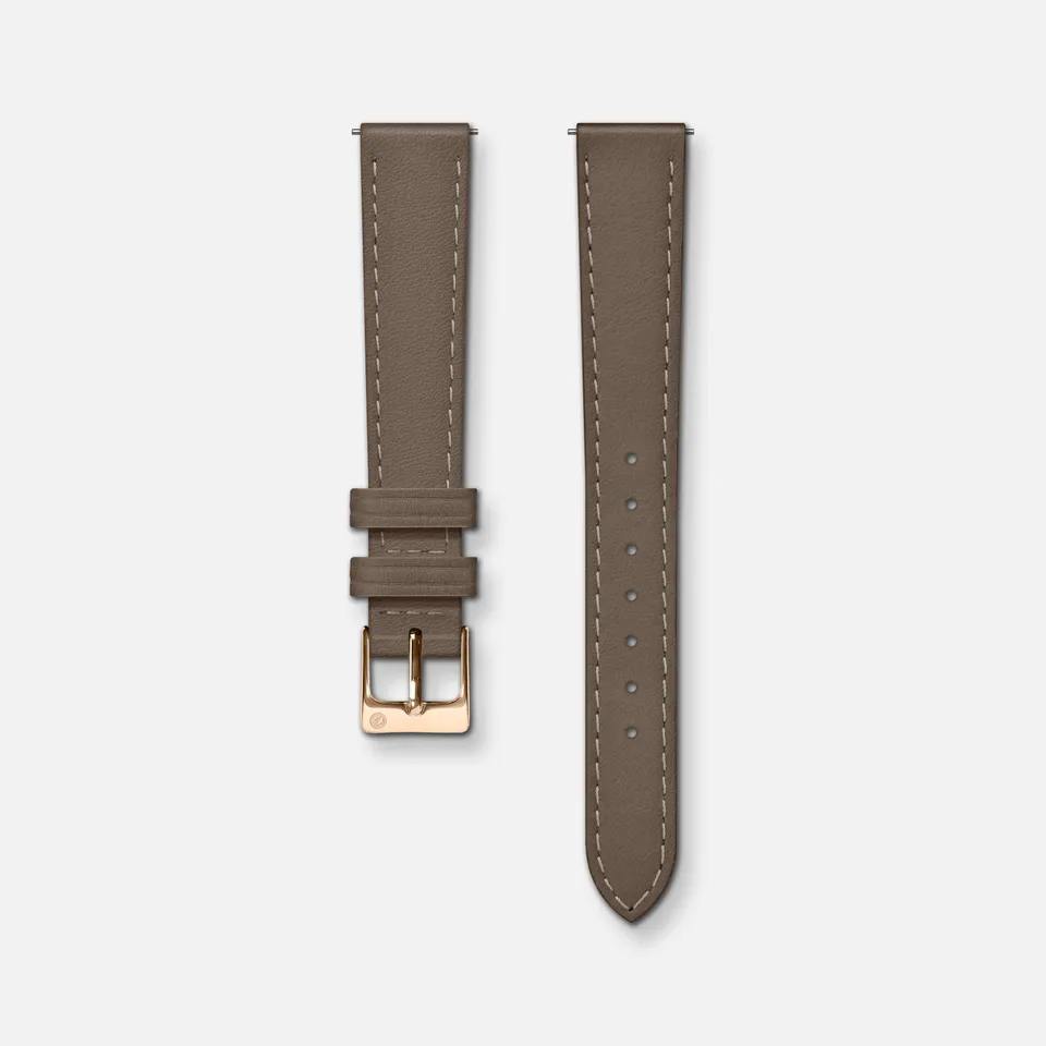 charlie-paris-bracelet-cuir-taupe-14mm-boucle-ardillon-interchangeable image 1