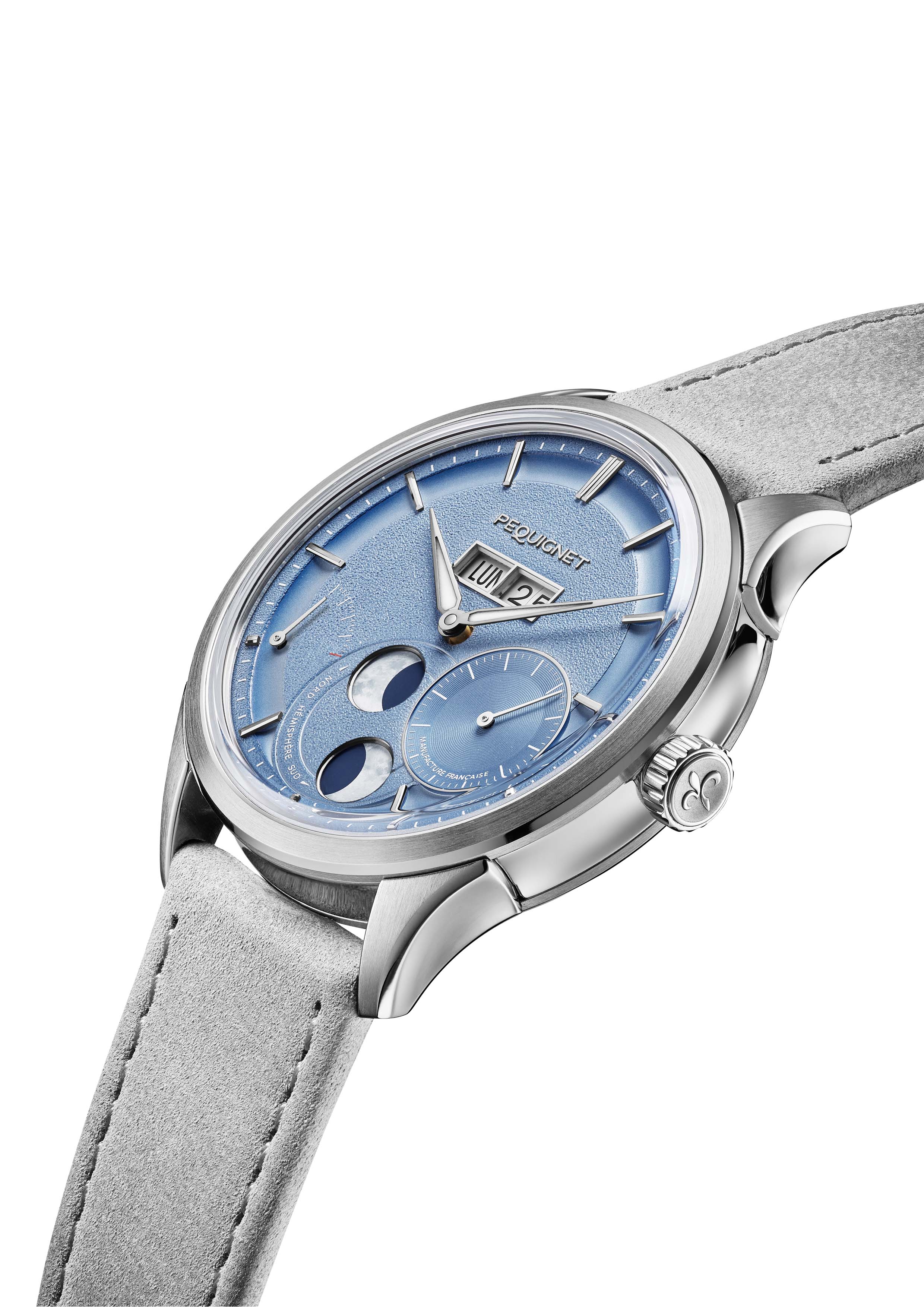 pequignet-royale-paris-montre-automatique-39-5-mm-cadran-bleu-glacier image 3