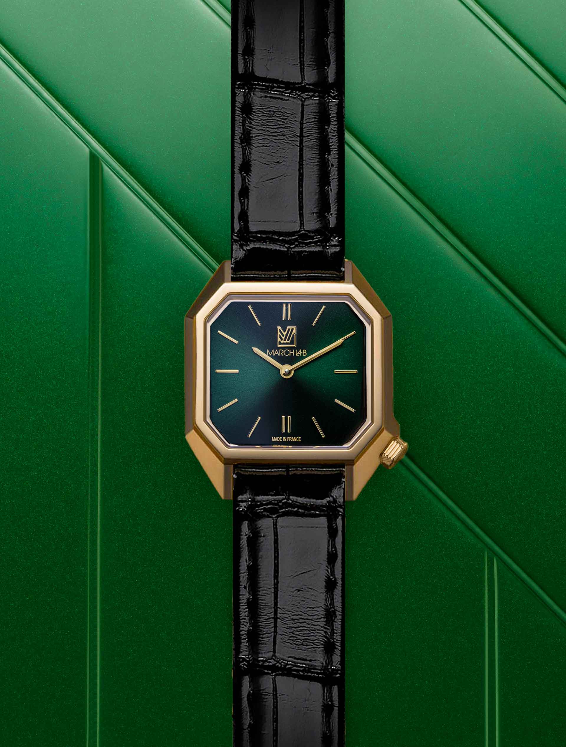 march-la-b-lady-mansart-emerald-26-mm-montre-fran-aise-octogonale image 4