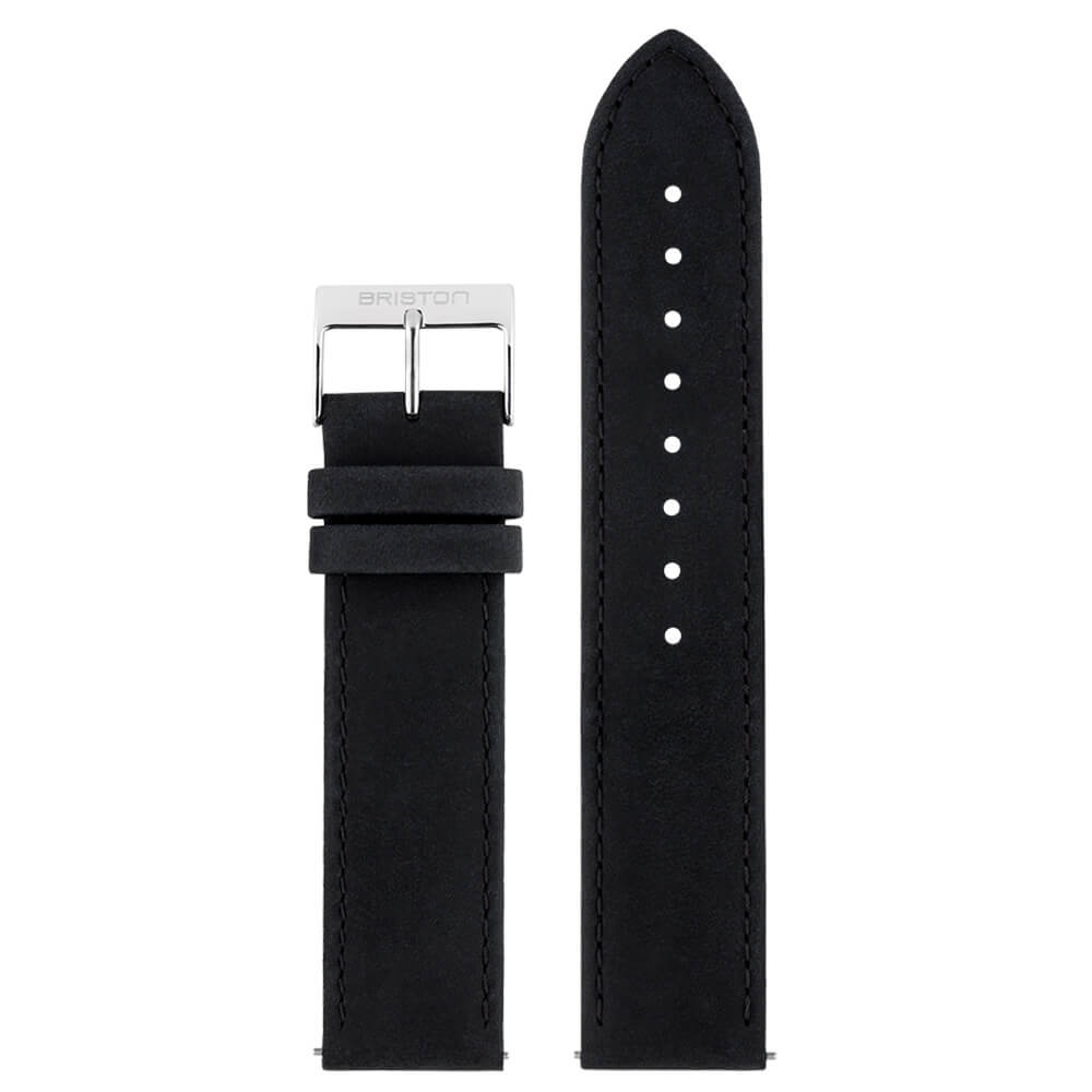 briston-bracelet-cuir-vintage-20-mm-noir-mat image 1