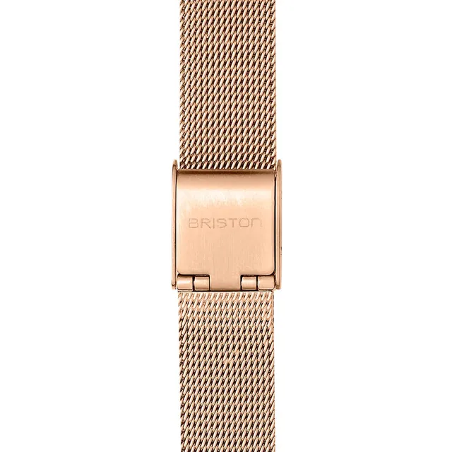 briston-clubmaster-classic-bracelet-maille-milanaise-12-mm-or-rose image 1