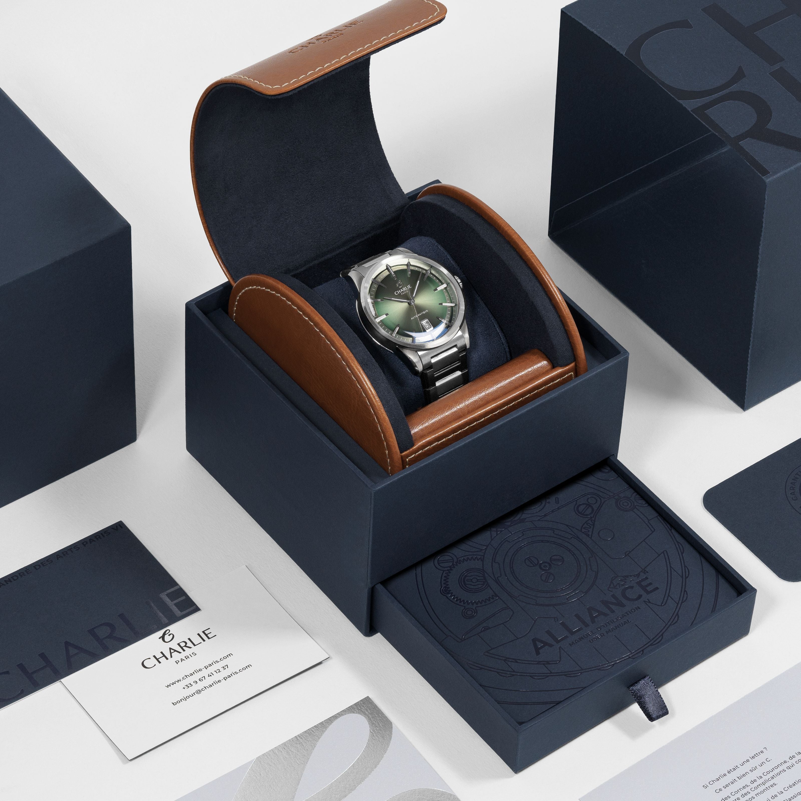 charlie-paris-alliance-sauge-montre-automatique-cadran-vert-soprod-p024 image 7