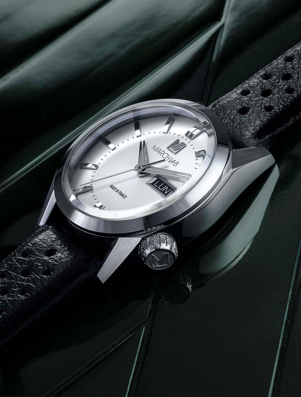 march-la-b-am89-electrique-montre-fran-aise-38-mm-cadran-blanc image 4