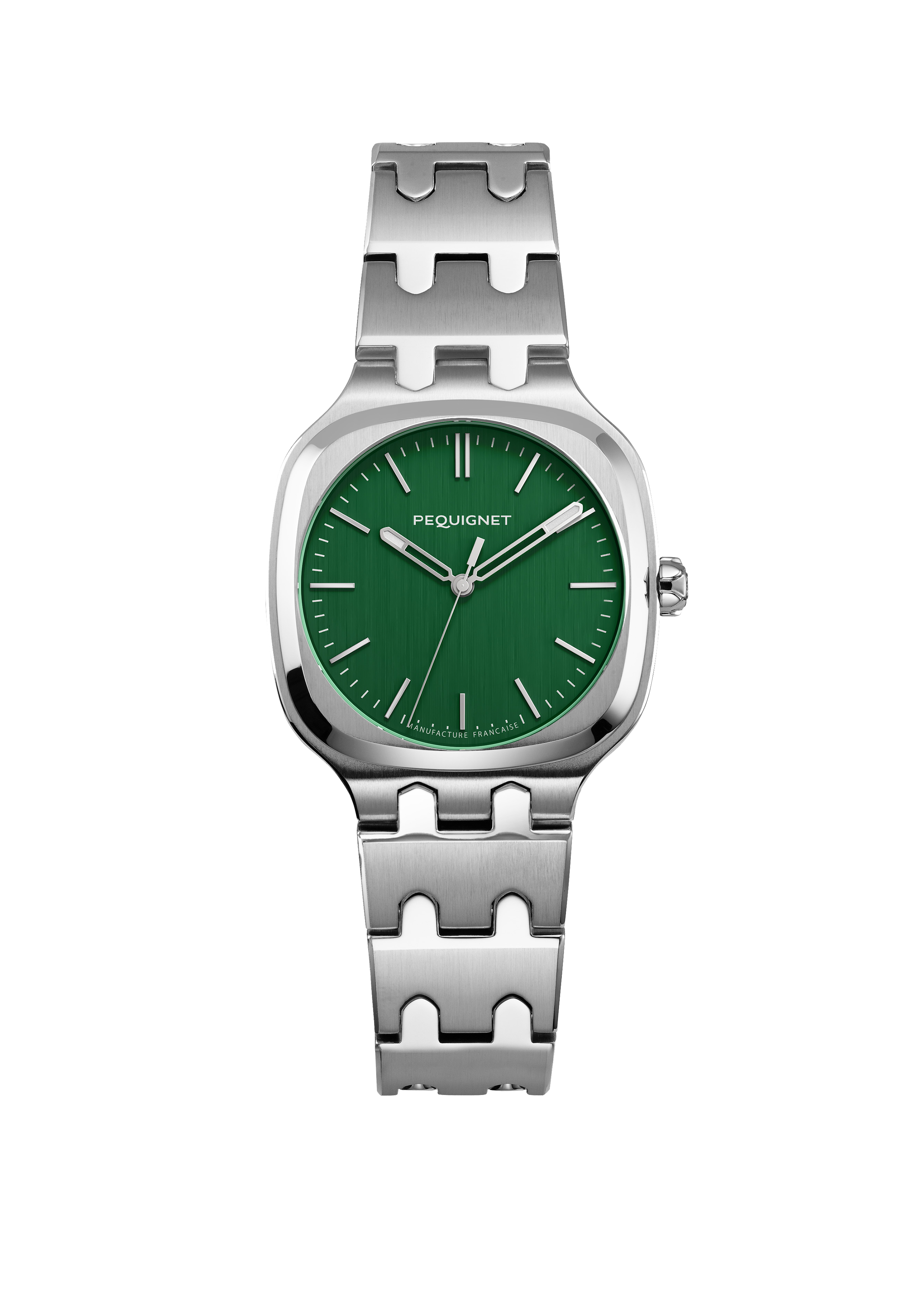 pequignet-concorde-montre-sport-chic-cadran-vert-anglais-30-mm image 1