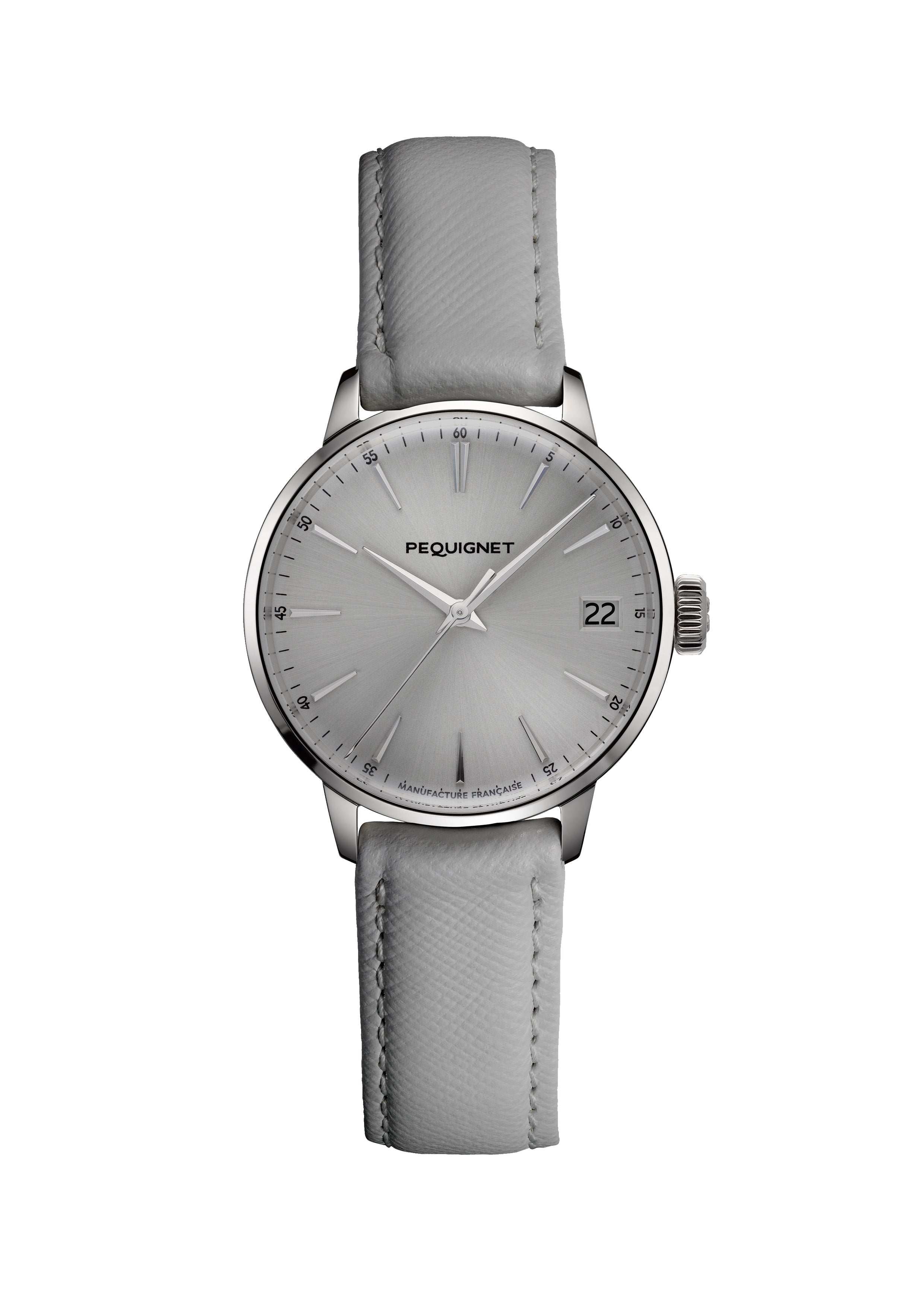 pequignet-attitude-gris-planche-montre-femme-automatique-calibre-initial-avec-da image 1