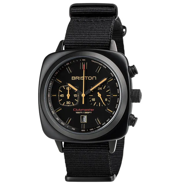 briston-clubmaster-sport-chronographe-42-mm-noir-mat-quartz image 1