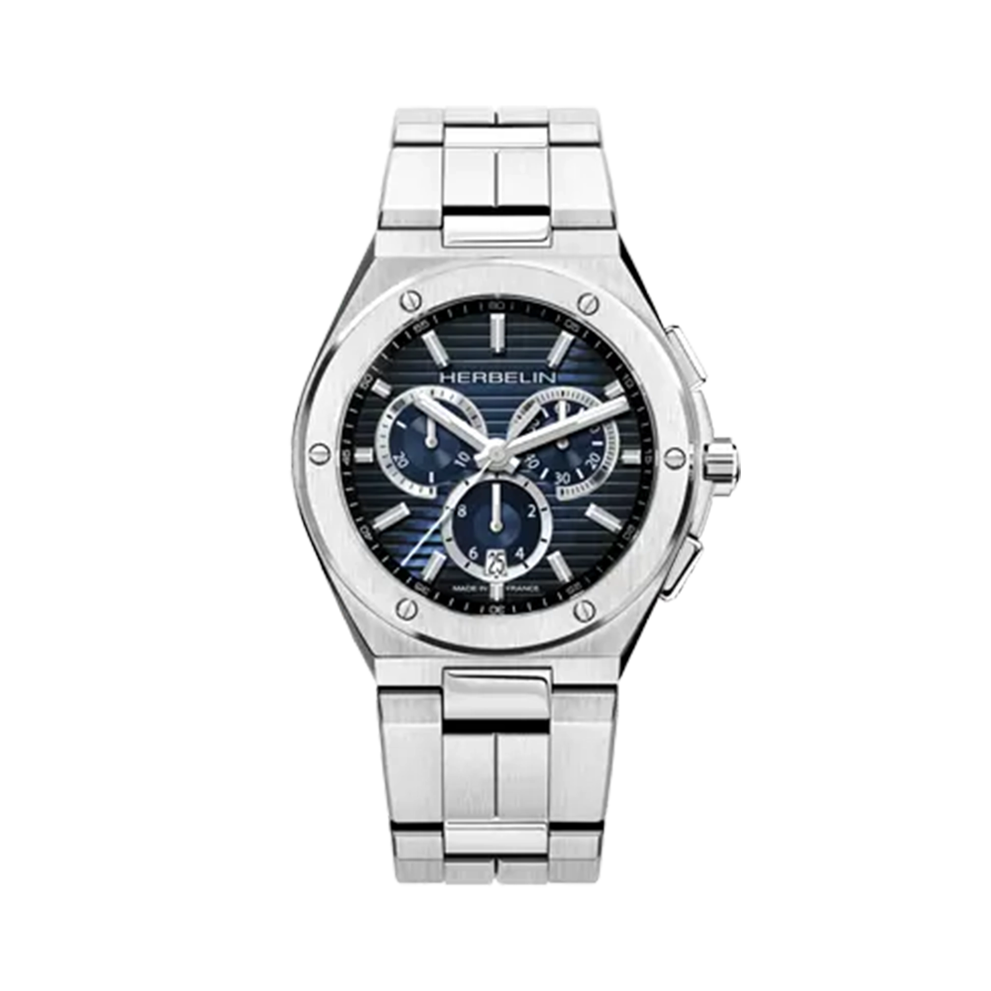 herbelin-cap-camarat-homme-quartz-chronographe-bleu-acier image 1