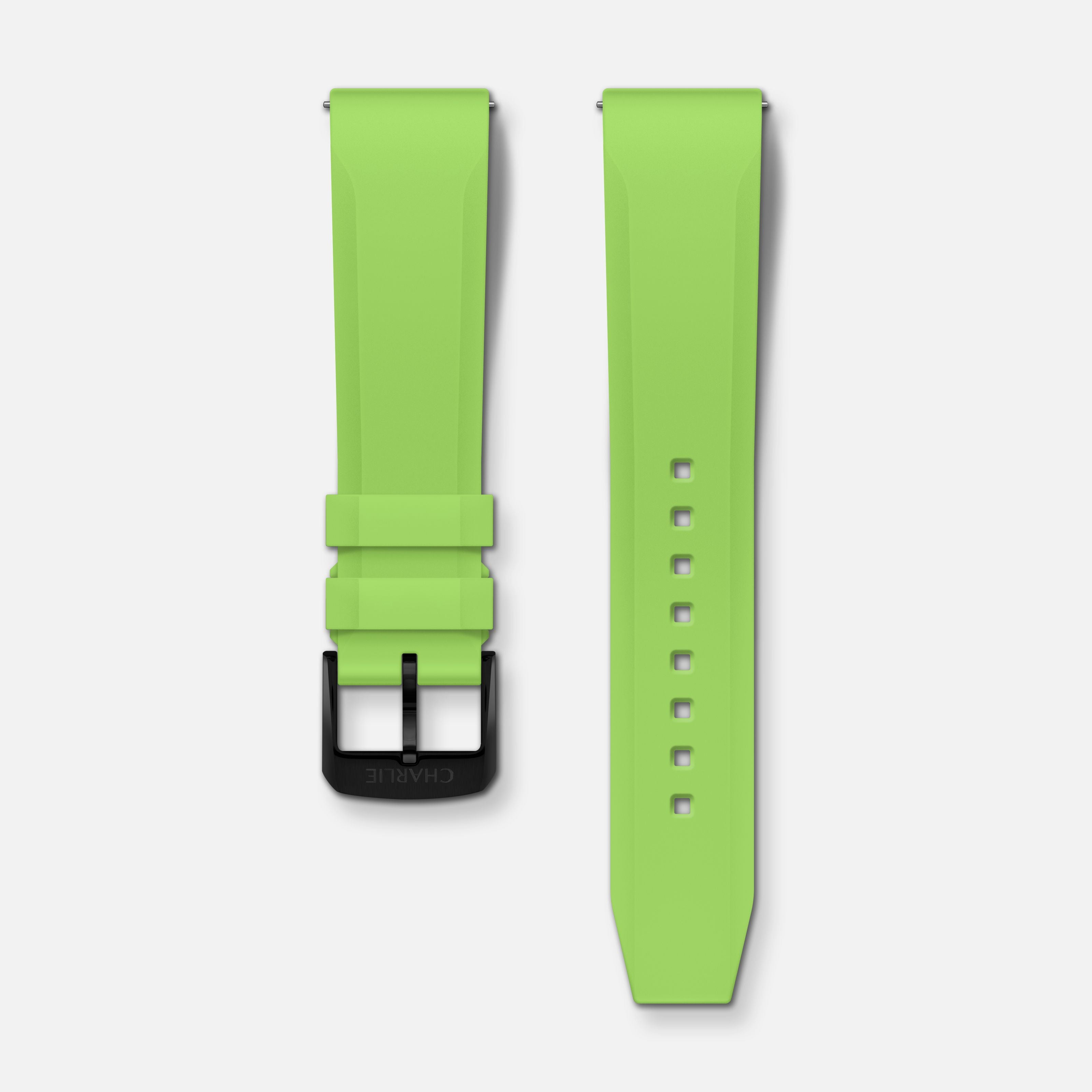 charlie-paris-bracelet-caoutchouc-nbr-20mm-lime image 4