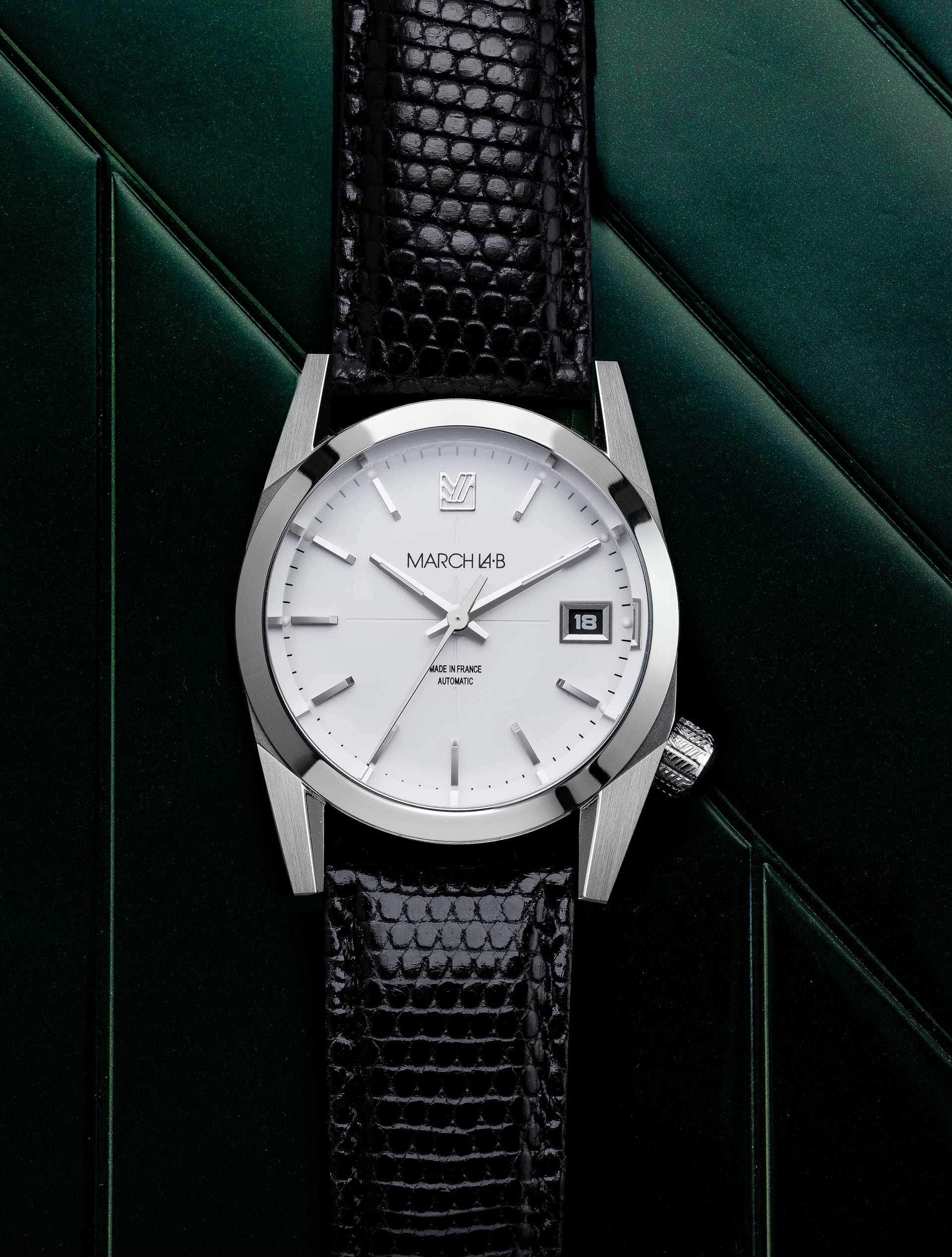 march-la-b-am69-automatique-white-36mm-mixte-100m image 3
