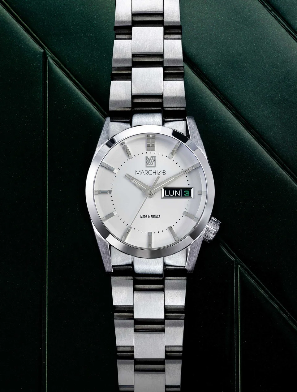 march-la-b-am89-electrique-montre-fran-aise-38-mm-cadran-blanc image 1