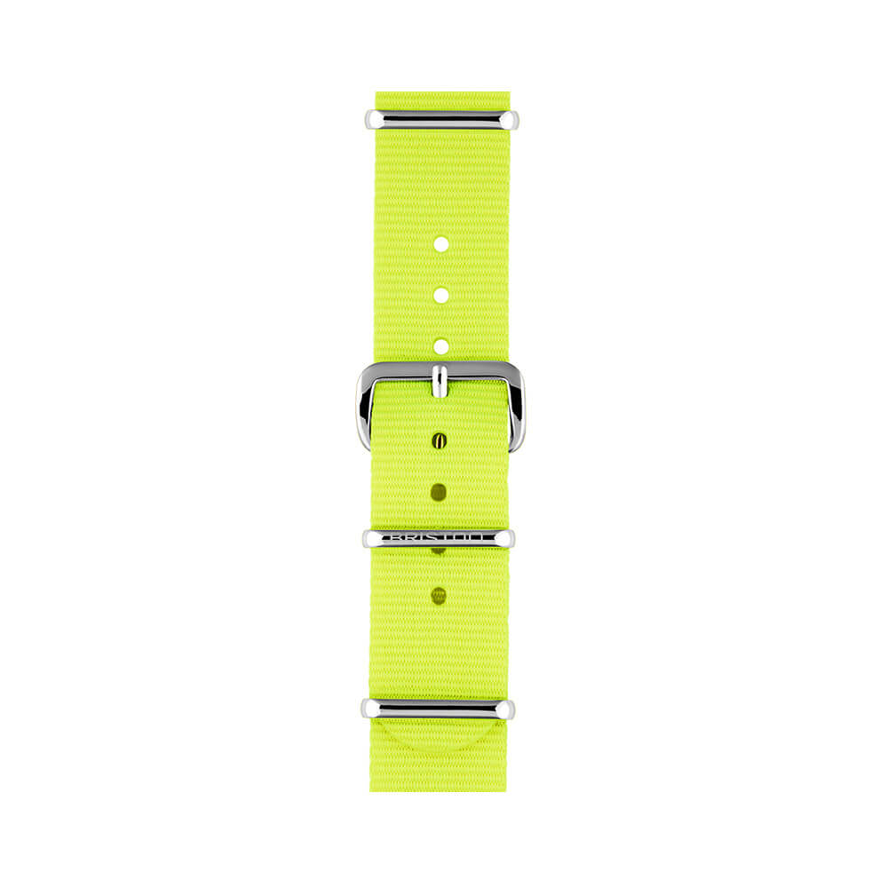 briston-bracelet-type-nato-18-mm-jaune-fluo image 1