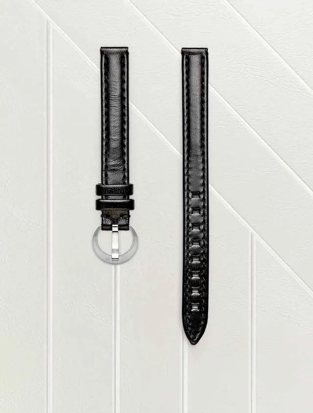 march-la-b-bracelet-chevreau-noir-10mm-lady-volante-femme image 1