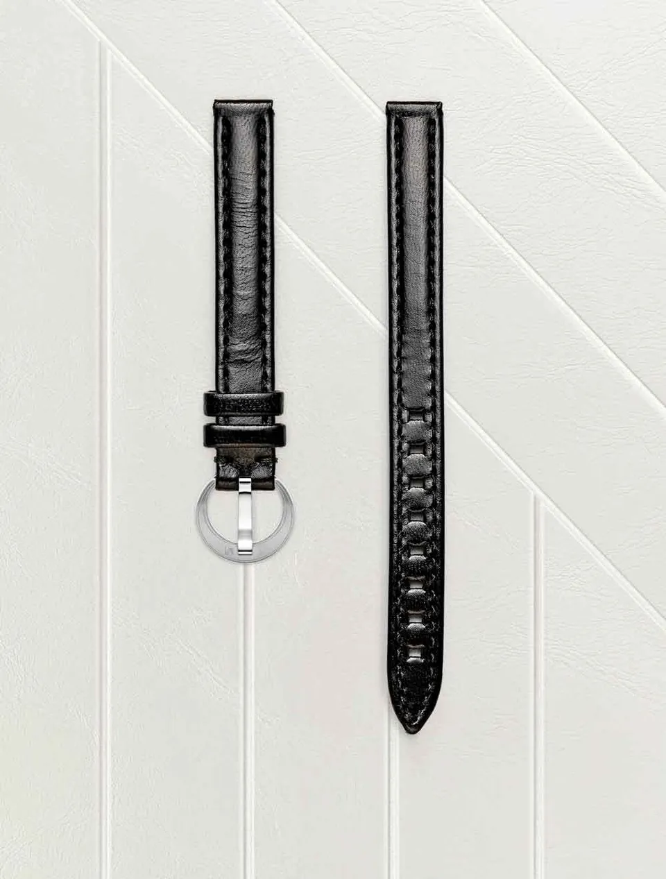 march-la-b-bracelet-chevreau-noir-10mm-lady-volante-femme image 1