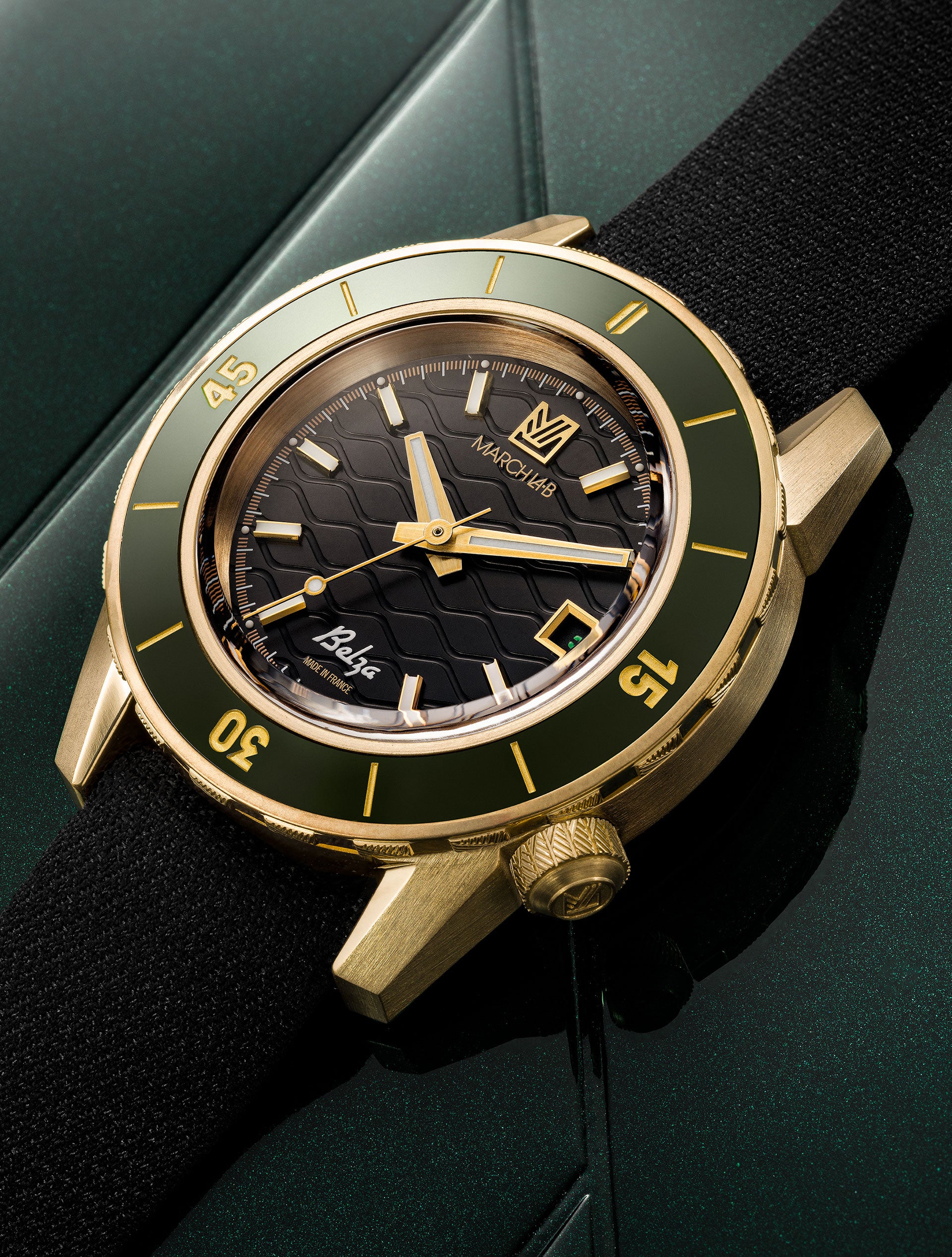 march-la-b-belza-automatique-pack-twin-montre-bronze-cadran-vert image 6