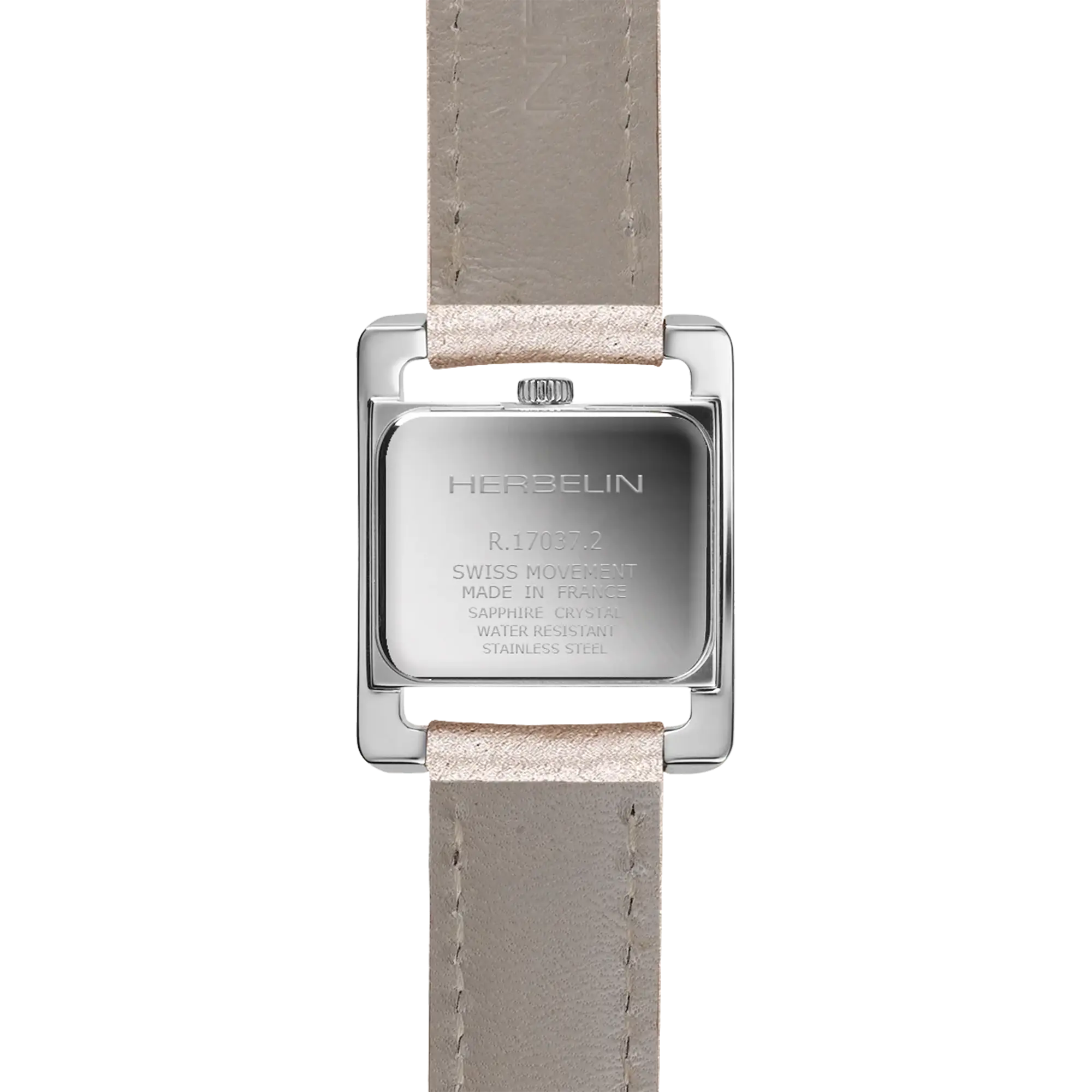herbelin-v-avenue-montre-quartz-femme-bo-tier-rectangulaire-cuir-rose-poudr image 4