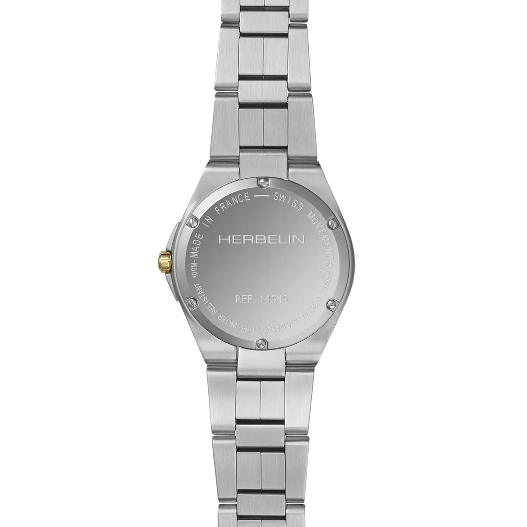 herbelin-cap-camarat-nacre-33-mm-montre-femme-quartz-acier-pvd-or-jaune image 4