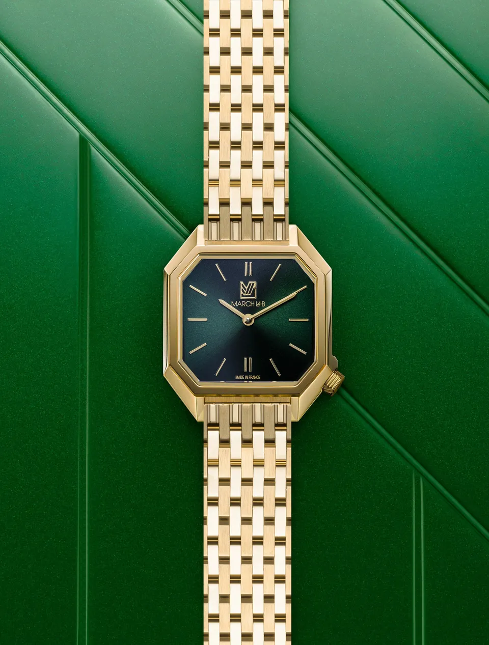 march-la-b-milady-mansart-emerald-28-mm-montre-femme-quartz-suisse image 1