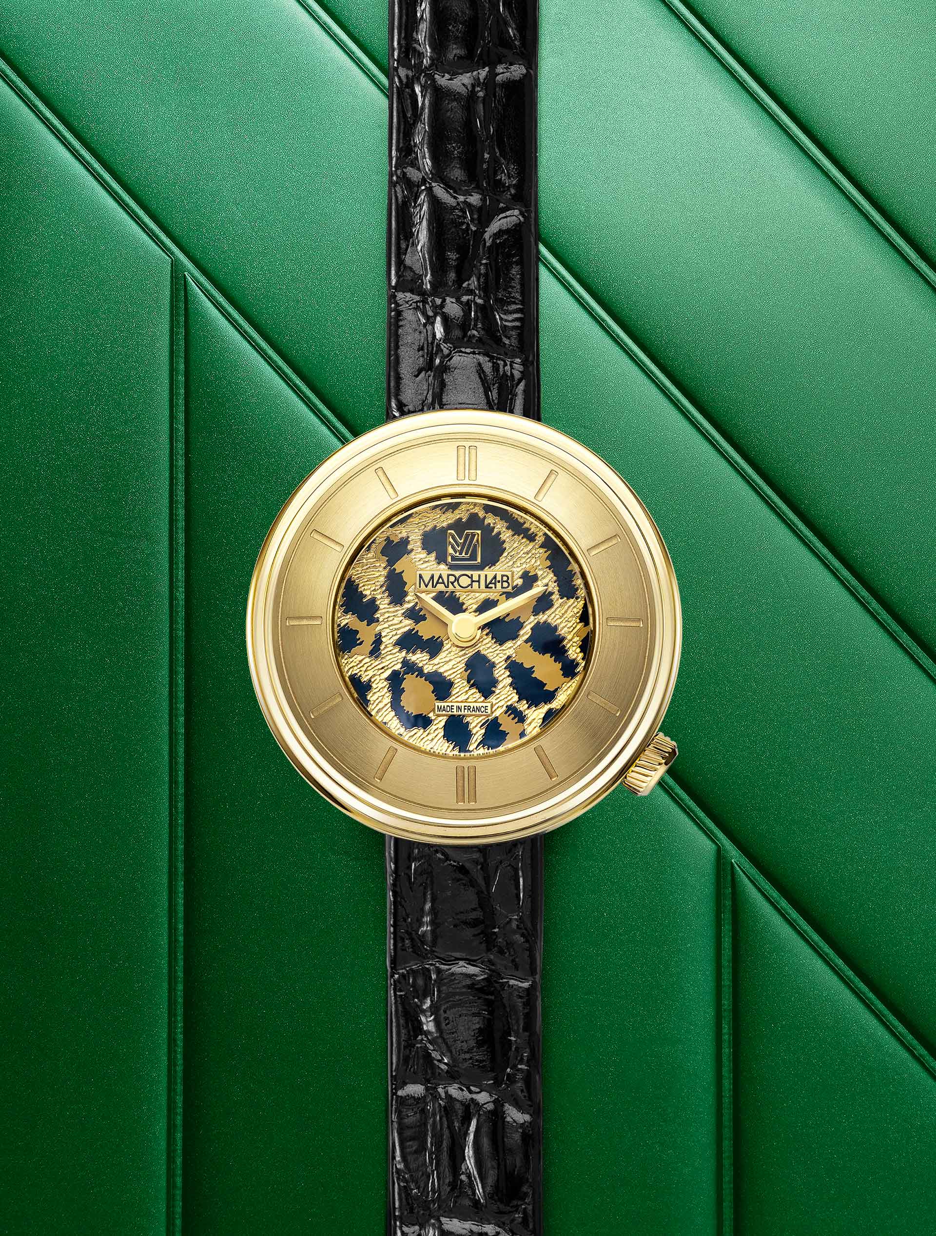 march-la-b-lady-volante-cheetah-montre-bijou-disco-volante image 1