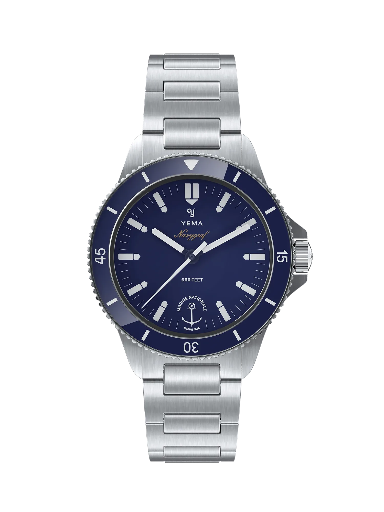 yema-navygraf-marine-nationale-quartz-montre-marine-comm-morative image 1