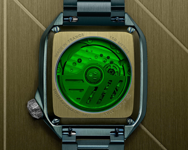 march-la-b-am2-slim-automatique-corporate-36mm-vert-homme image 4