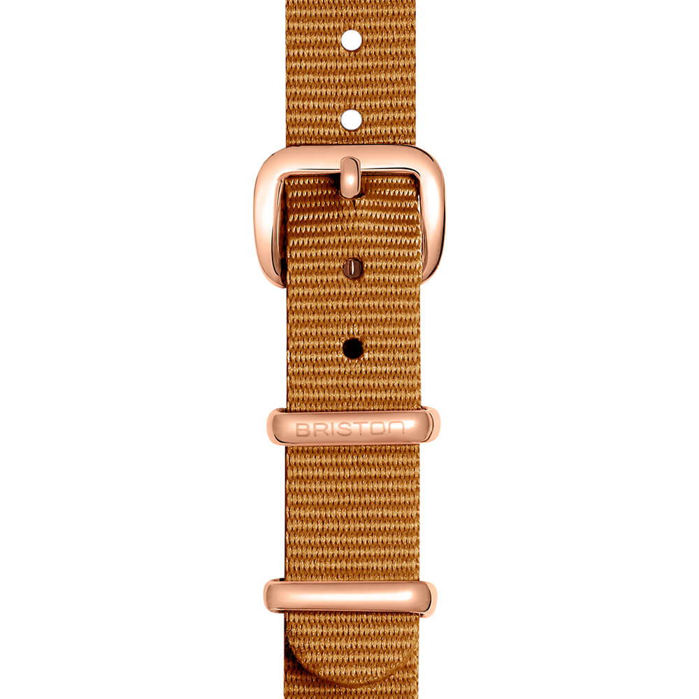 briston-bracelet-type-nato-12-mm-moutarde-pour-clubmaster-lady image 5