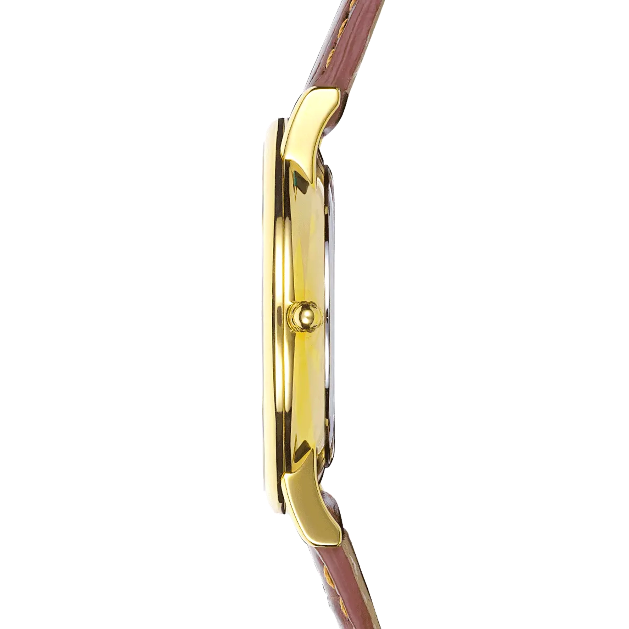 herbelin-classique-quartz-homme-pvd-or-jaune-cuir-brun image 3