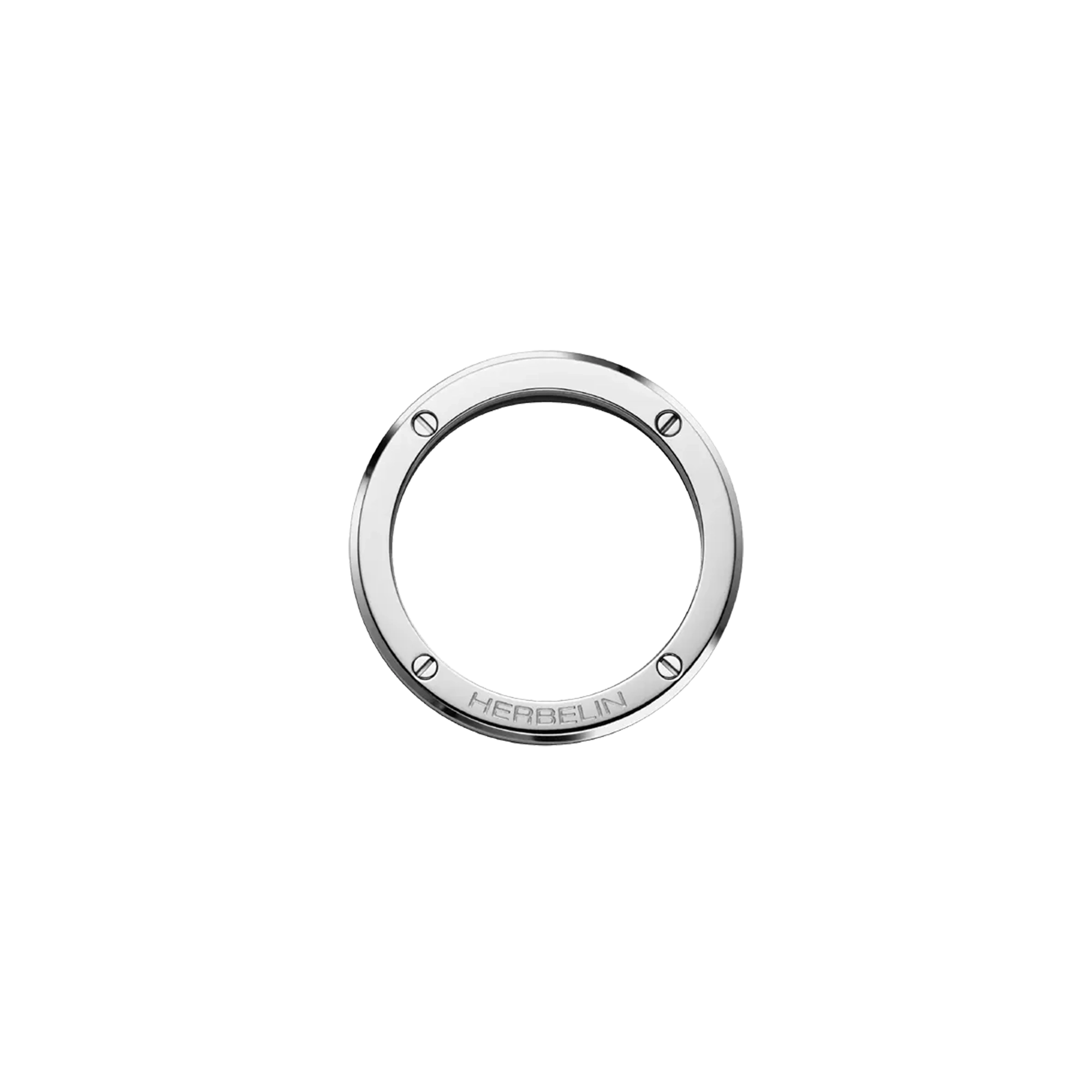 herbelin-bague-newport-duo-acier-poli-titane-sabl-homme image 3