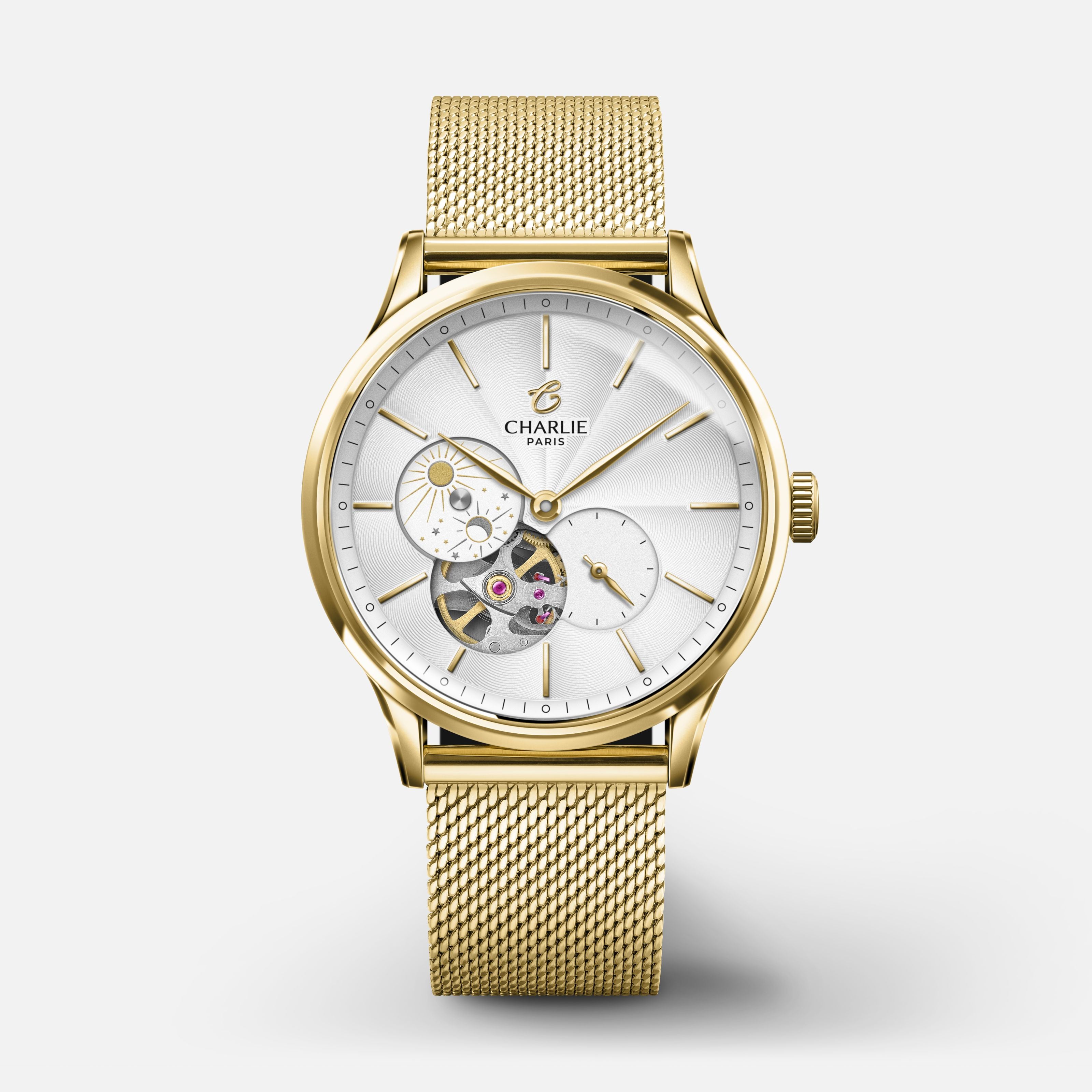 charlie-paris-initial-36-c-ur-ouvert-jour-nuit-montre-automatique-femme-36-mm-do-2 image 1