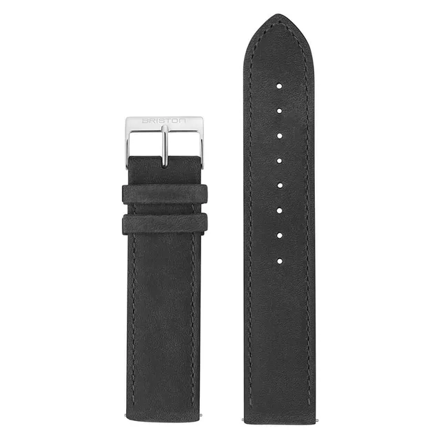 briston-bracelet-cuir-vintage-20-mm-gris image 1