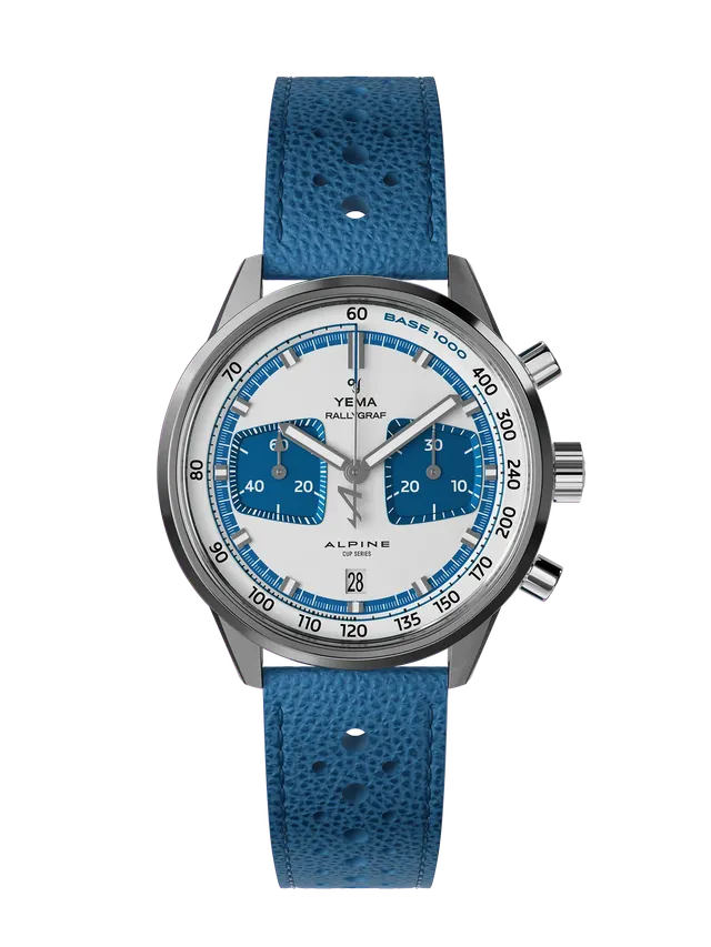 yema-rallygraf-alpine-cup-series-mkii-montre-chronographe-dition-limit-e image 1