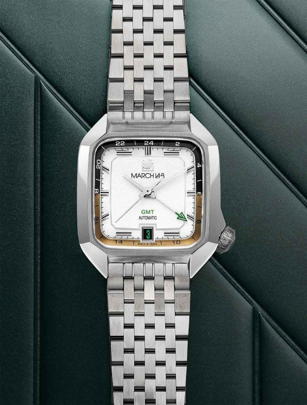 march-la-b-am2-slim-gmt-automatique-shelter-36-mm-montre-homme-gmt-cadran-noir image 5