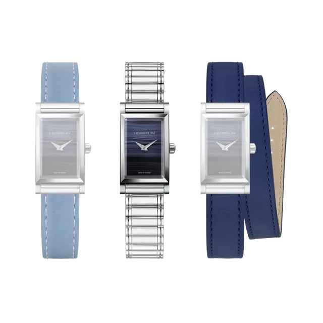 herbelin-antar-s-coffret-bestseller-acier-agate-bleue-2-bracelets-cuir image 1