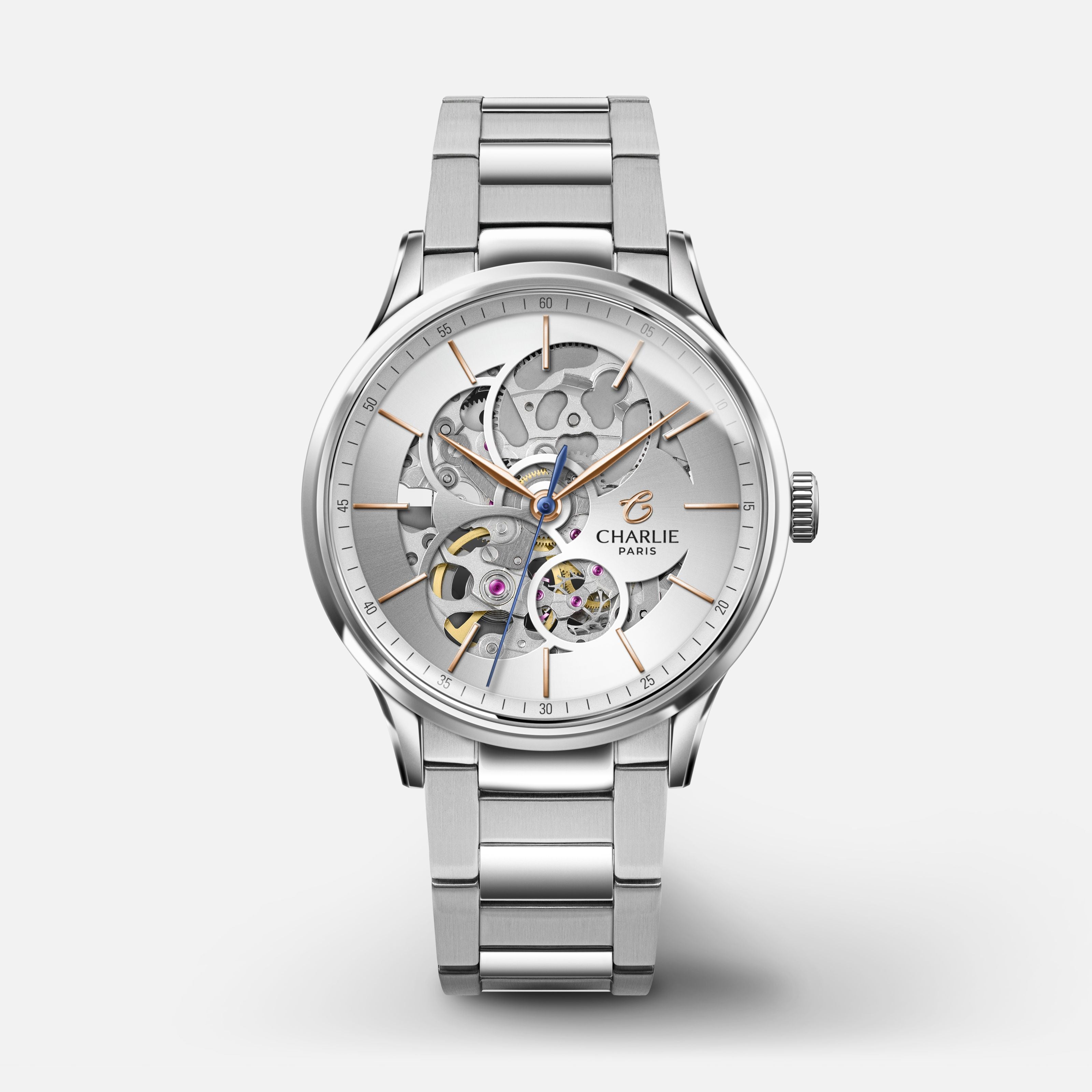 charlie-paris-initial-36-montre-automatique-femme-ajour-e-acier-36-mm image 8