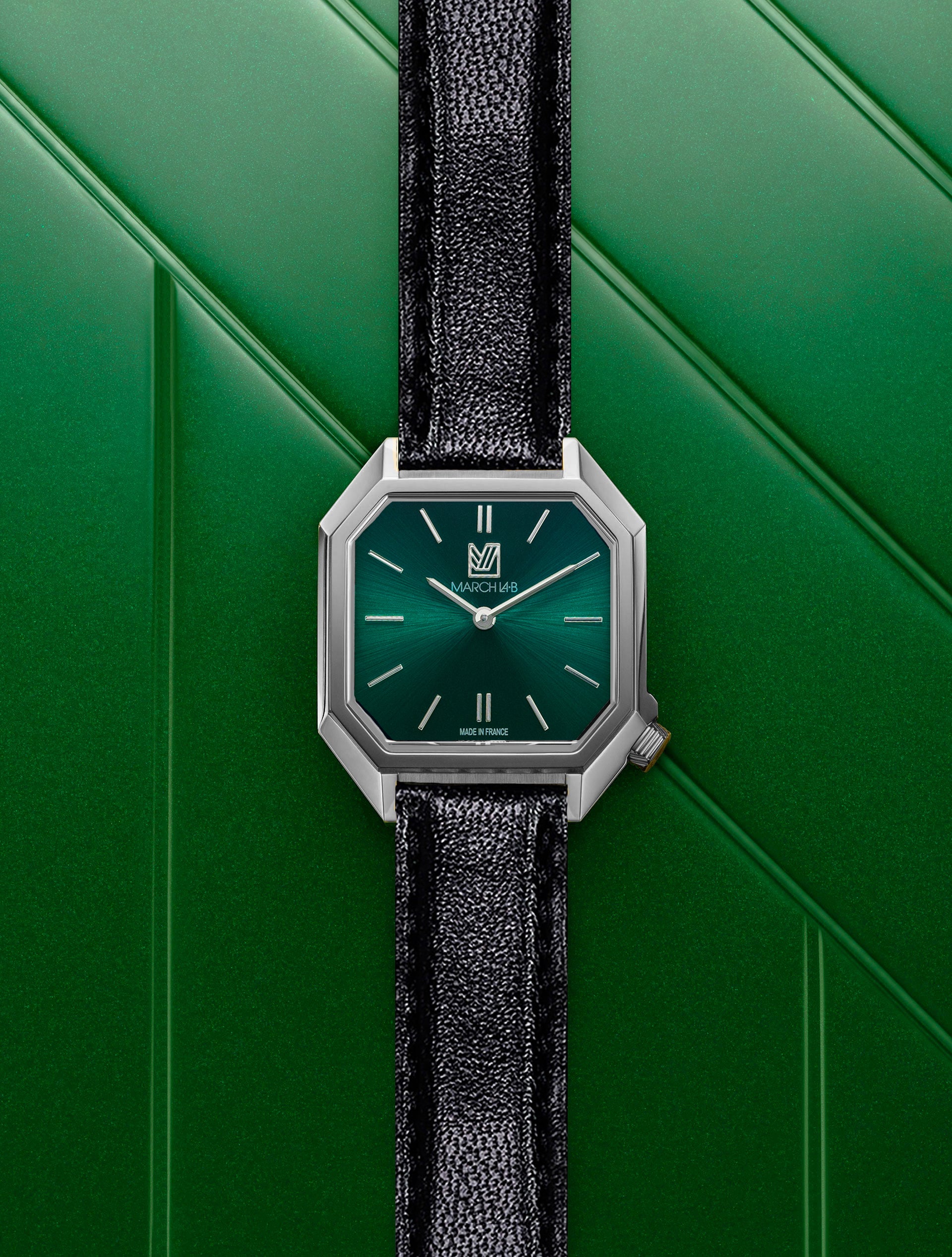 march-la-b-milady-mansart-forest-28-mm-montre-femme-verte image 4