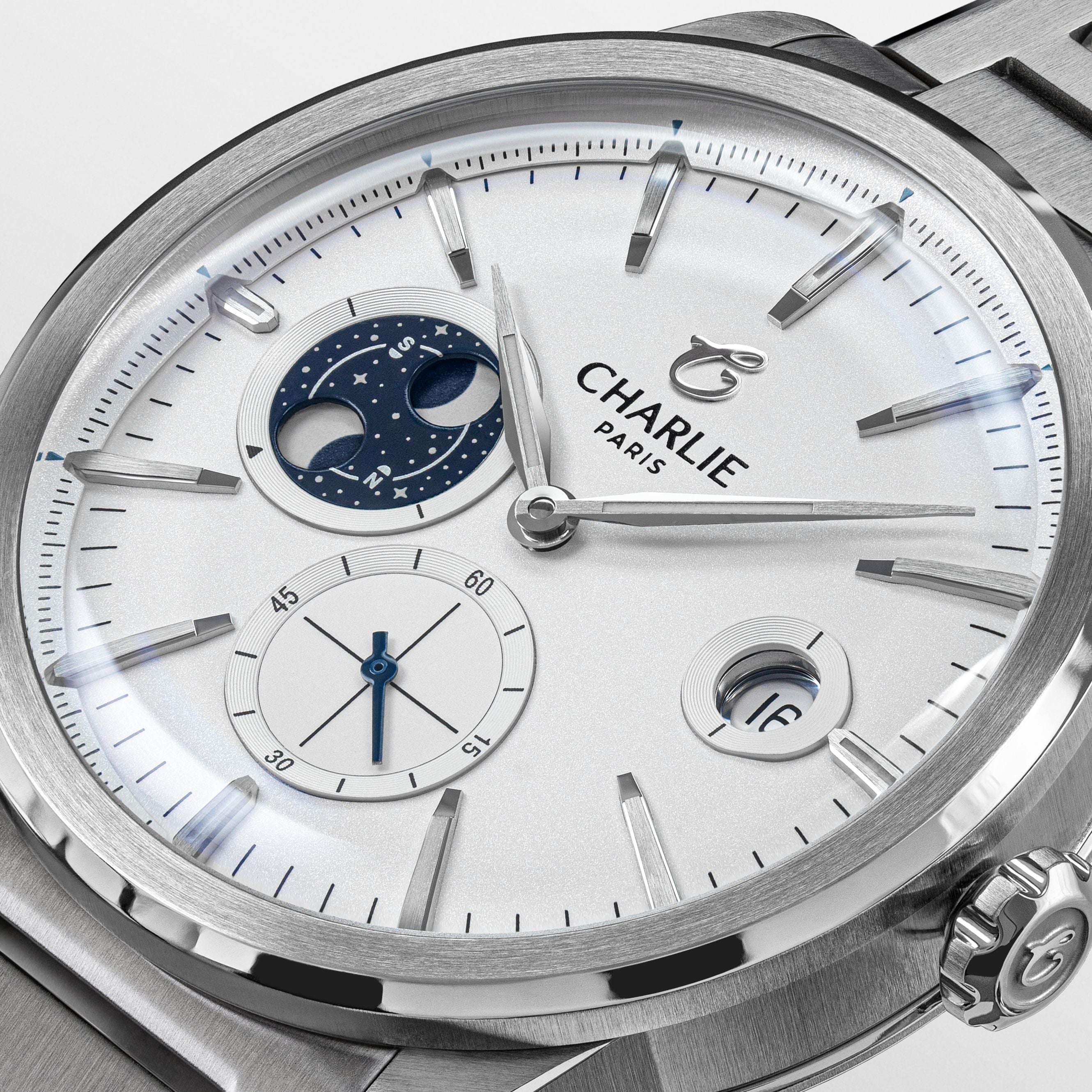 charlie-paris-alliance-phase-de-lune-blanc-montre-automatique-39mm-soprod-c105 image 6