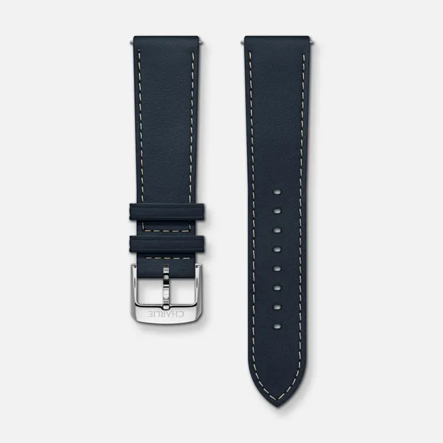 charlie-paris-bracelet-montre-cuir-bleu-20mm-homme image 1