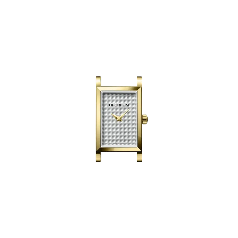 herbelin-antar-s-bo-tier-de-montre-rectangle-blanc-pvd-or-jaune image 1