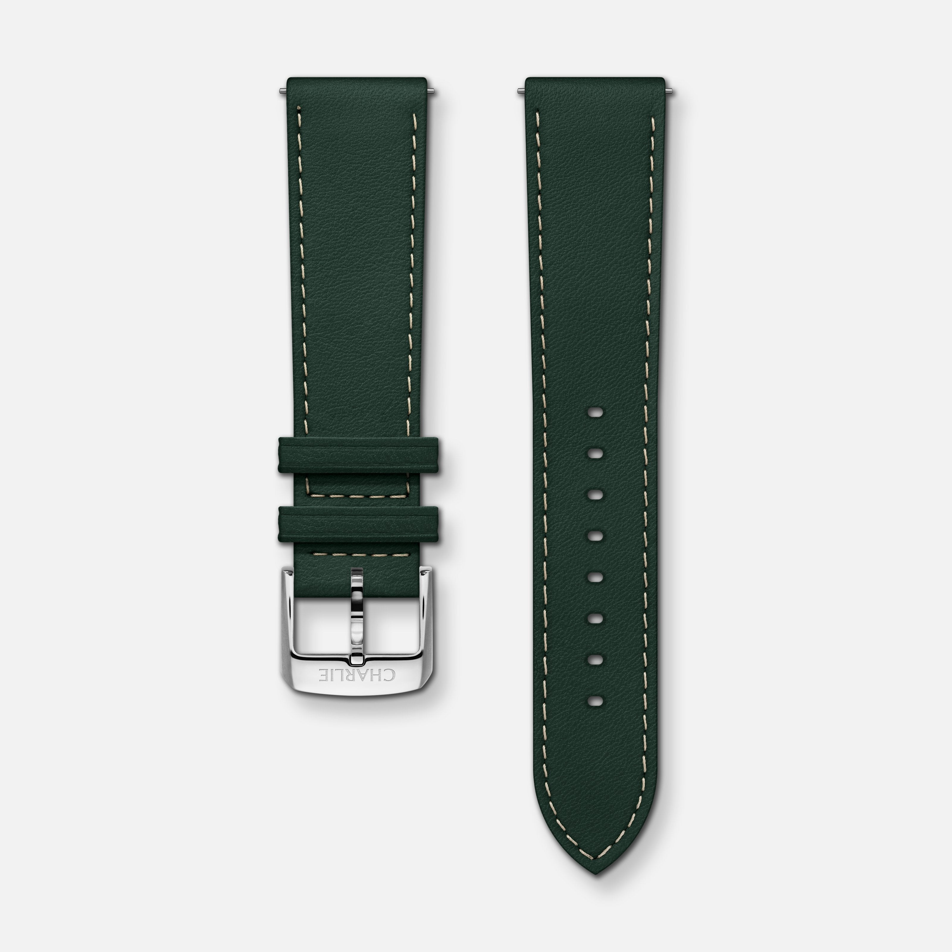 charlie-paris-bracelet-cuir-vert-20-mm-homme-initial-horizon-gr-alliance-concord image 1