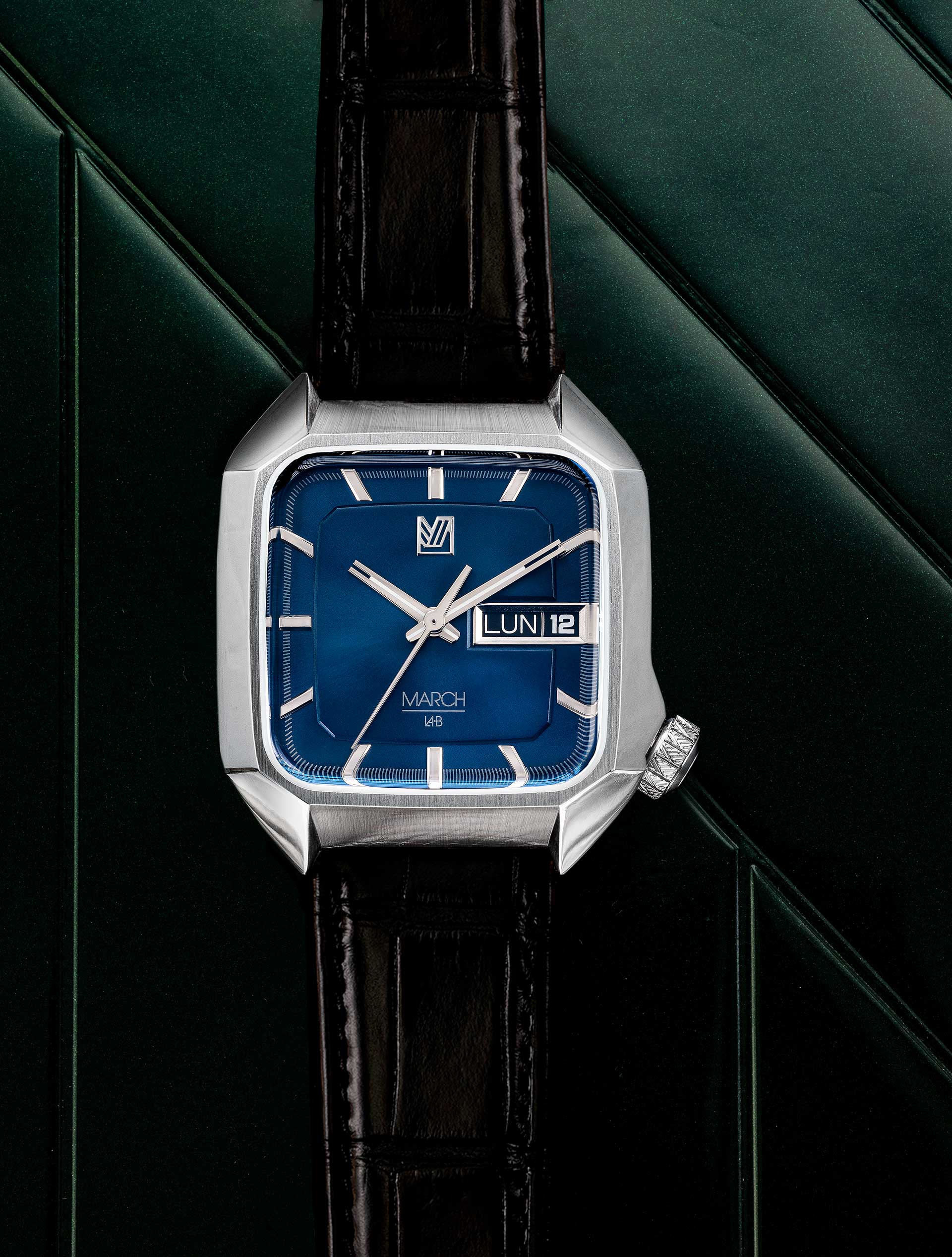 march-la-b-montre-am2-slim-lectrique-ocean-36mm-bleue image 3