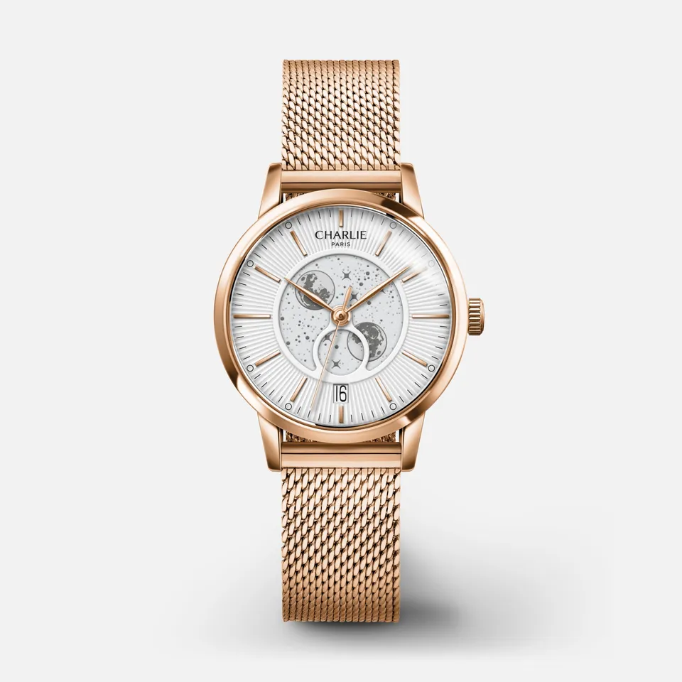 charlie-paris-sully-phase-de-lune-dor-rose-montre-femme-quartz-suisse-30-mm-3 image 1