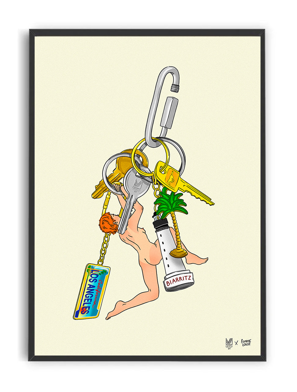 march-la-b-affiche-porte-cl-s-romane-louise-affiche-d-co image 1