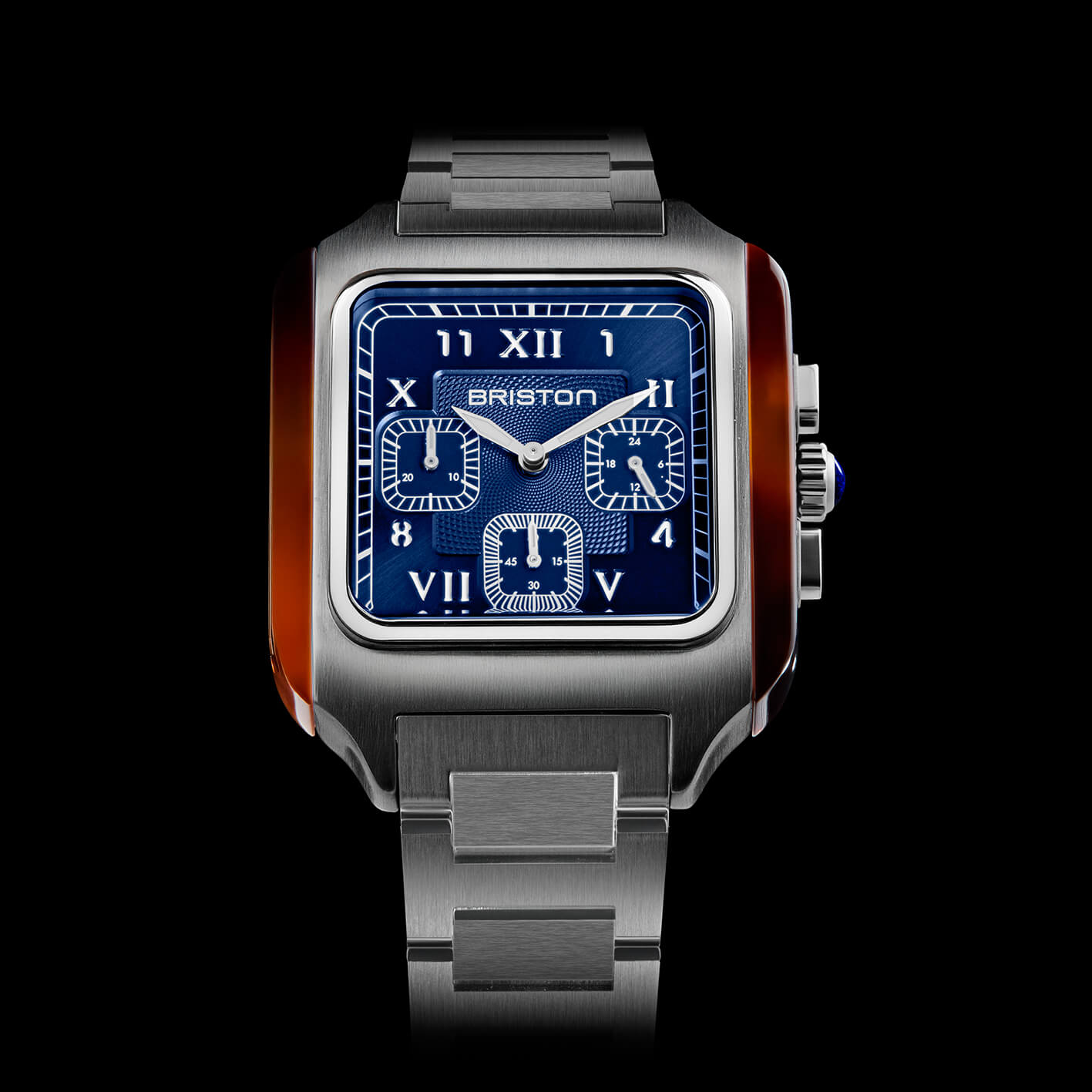 briston-streamliner-kennedy-montre-chronographe-38-5-mm-acier-bleu image 2