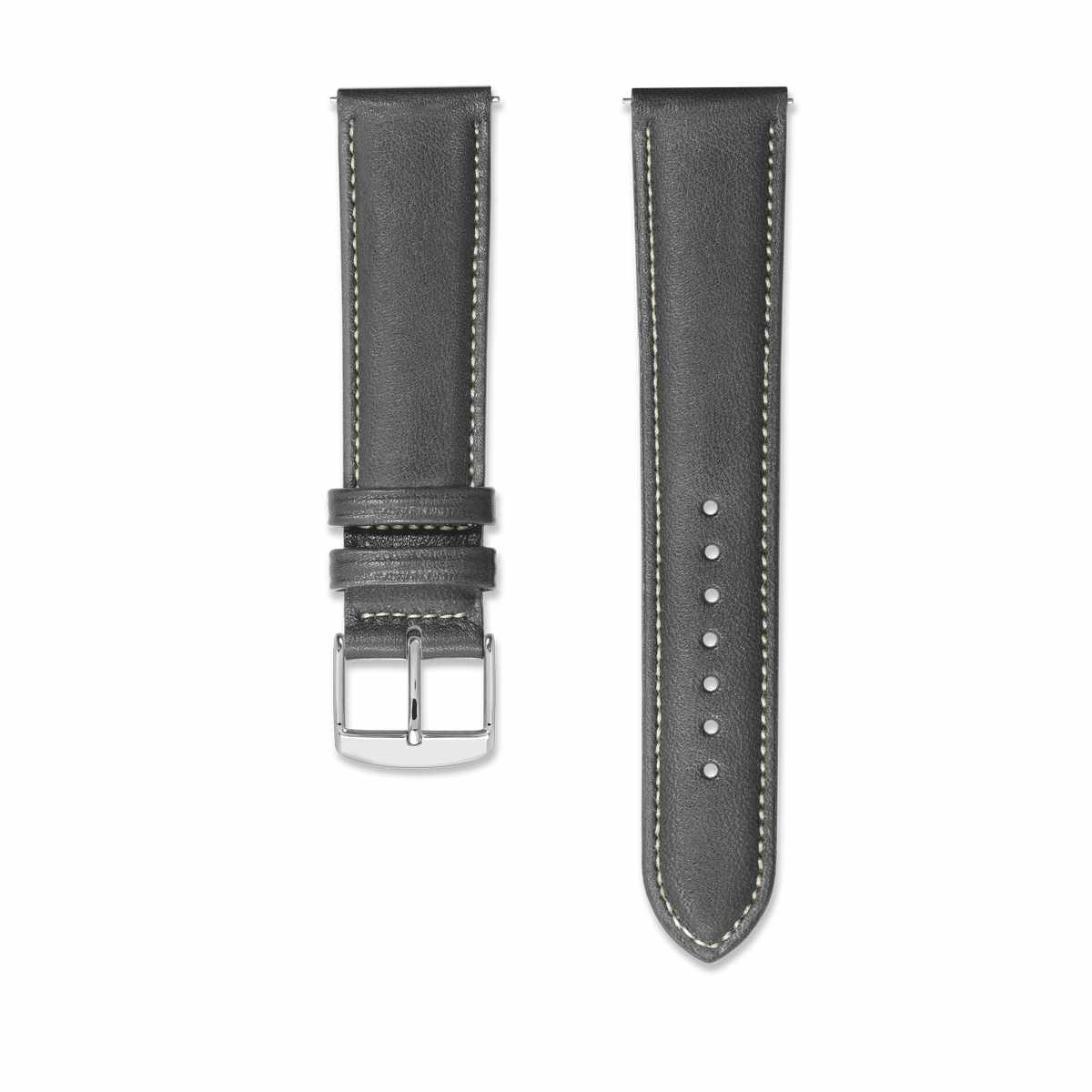 charlie-paris-bracelet-montre-cuir-gris-20mm-coutures-crues image 1