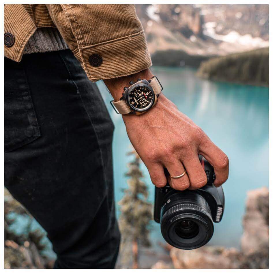 briston-clubmaster-sport-chronographe-42-mm-safari image 3