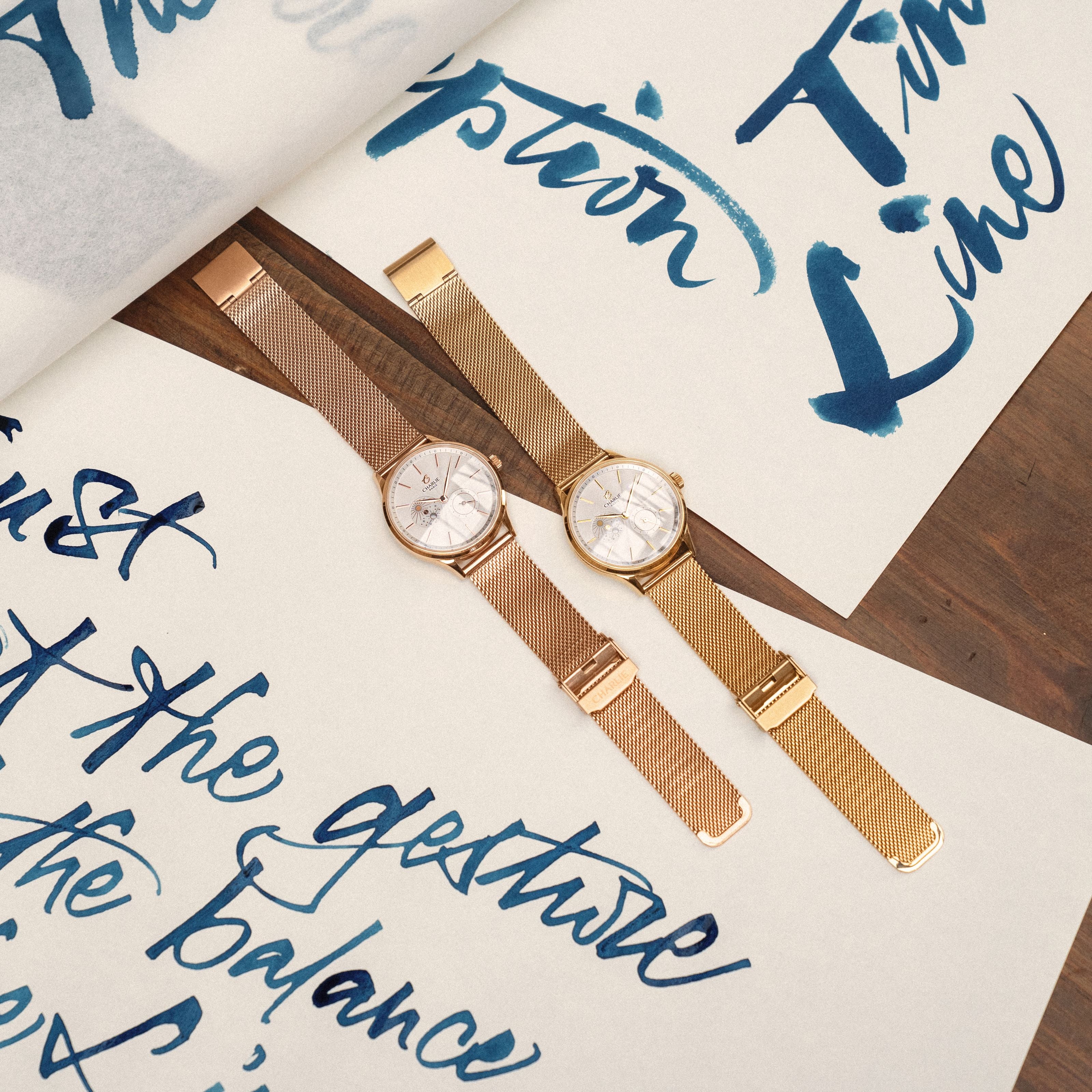 charlie-paris-initial-36-jour-nuit-dor-automatique-femme-36mm image 2