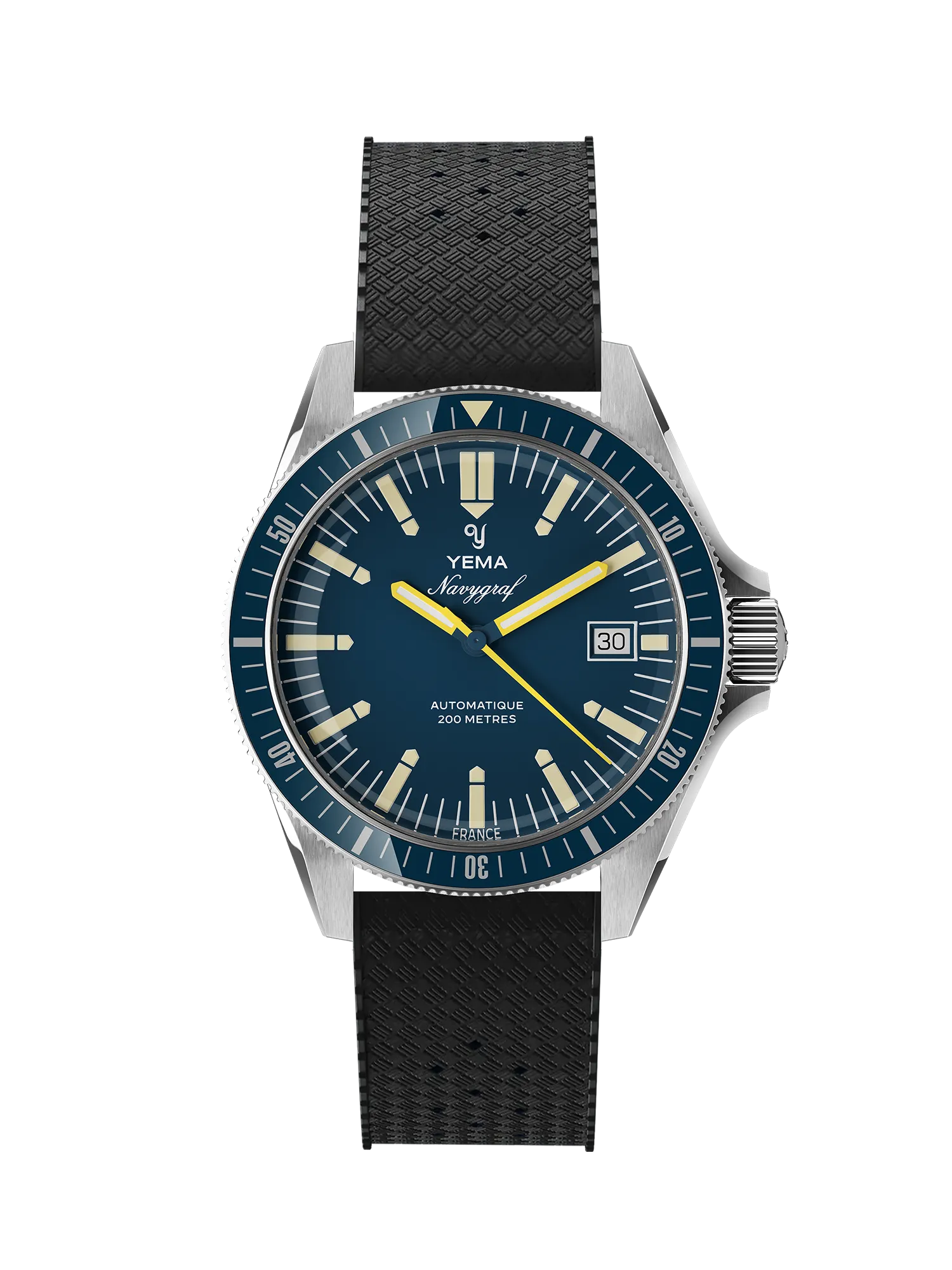 yema-navygraf-heritage-montre-de-plong-e-vintage-date-sellita-sw200 image 2